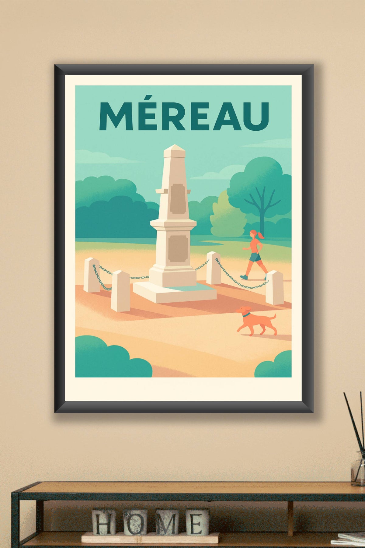 Affiche de Méreau - Charme paisible et balades sous le ciel bleu