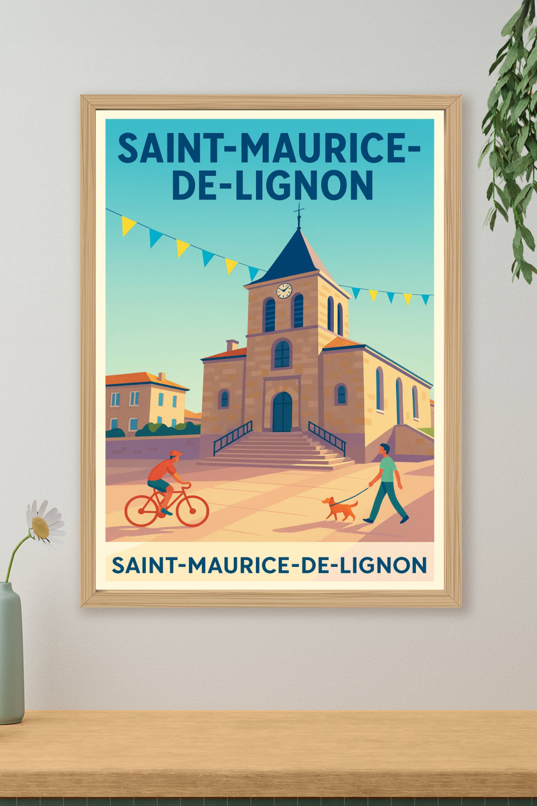 Affiche de Saint-Maurice-de-Lignon - Charme et douceur de vivre en Haute-Loire
