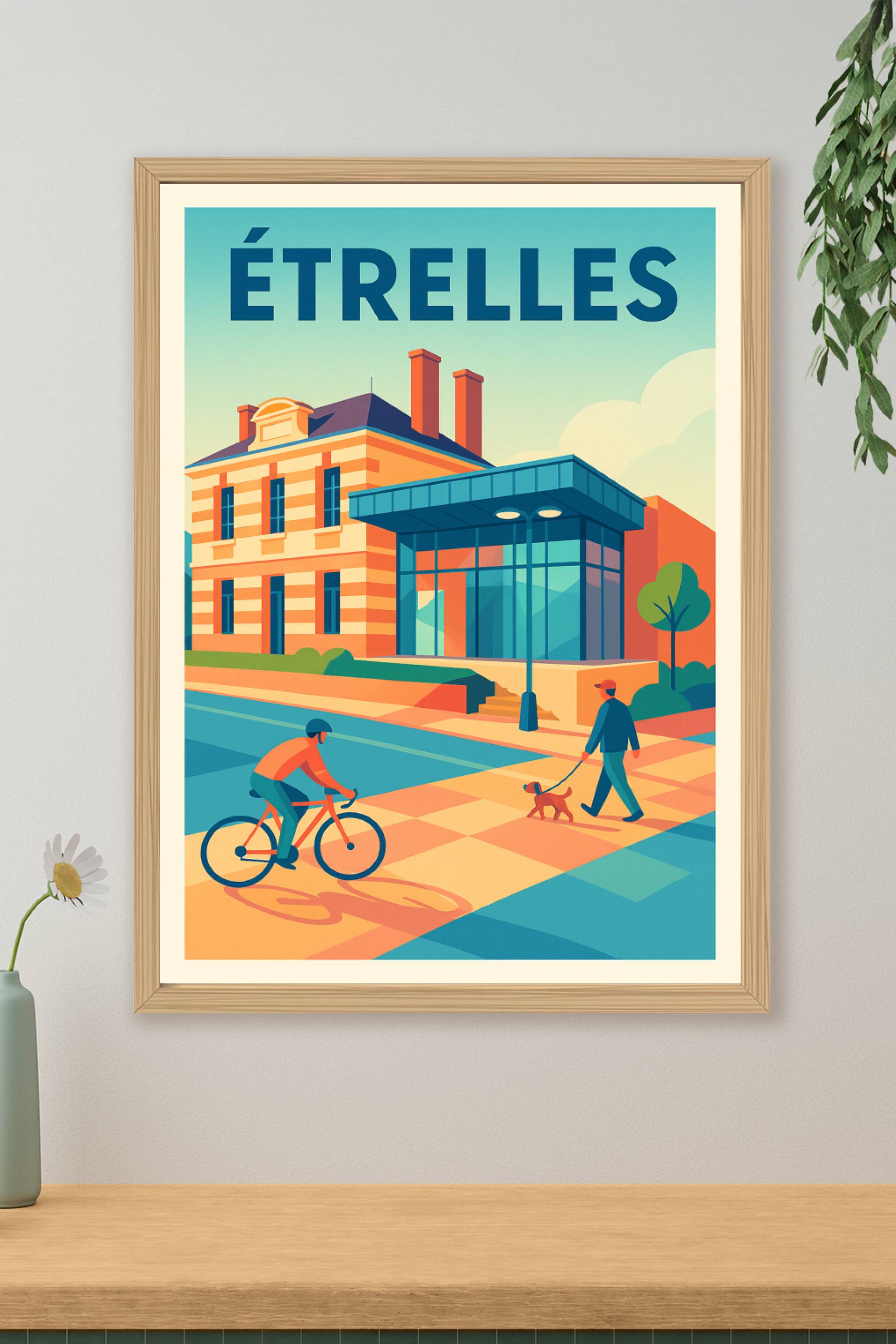 Affiche de Étrelles - Charme et modernité au quotidien