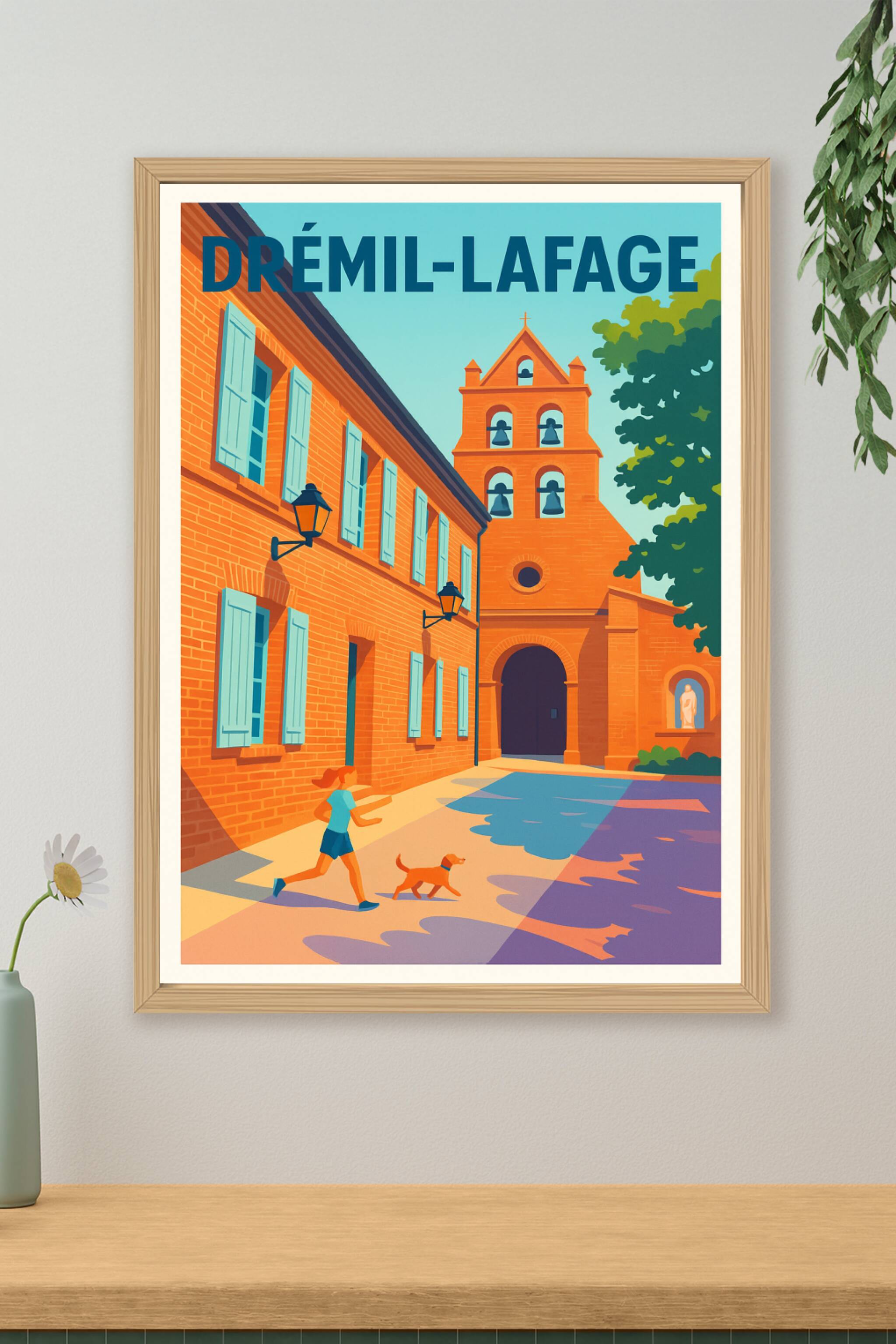 Affiche de Drémil-Lafage - Charme toulousain et douceur de vivre