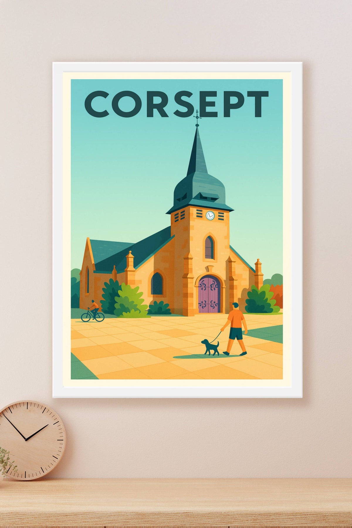 Affiche de Corsept - Charme authentique et sérénité au cœur de la ville