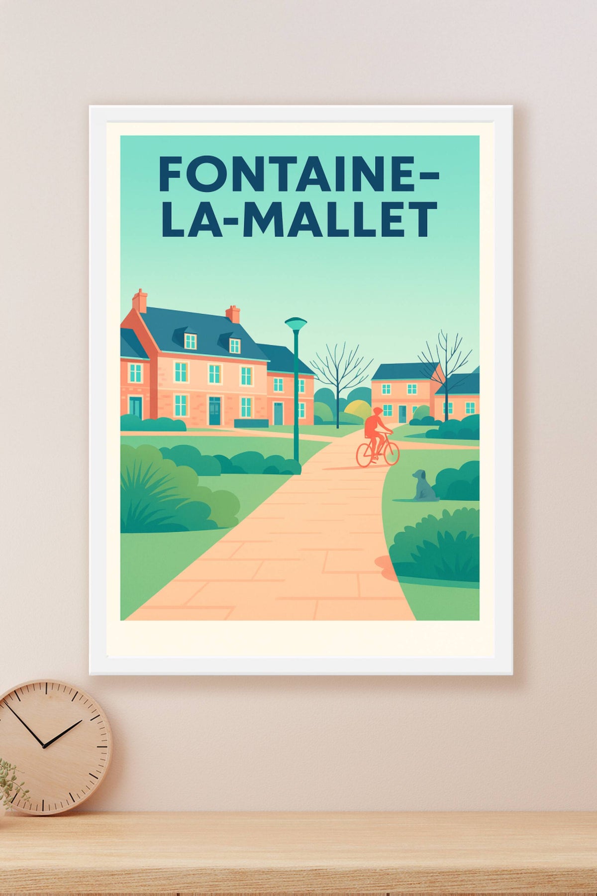 Affiche de Fontaine-la-Mallet - Charme paisible et convivialité