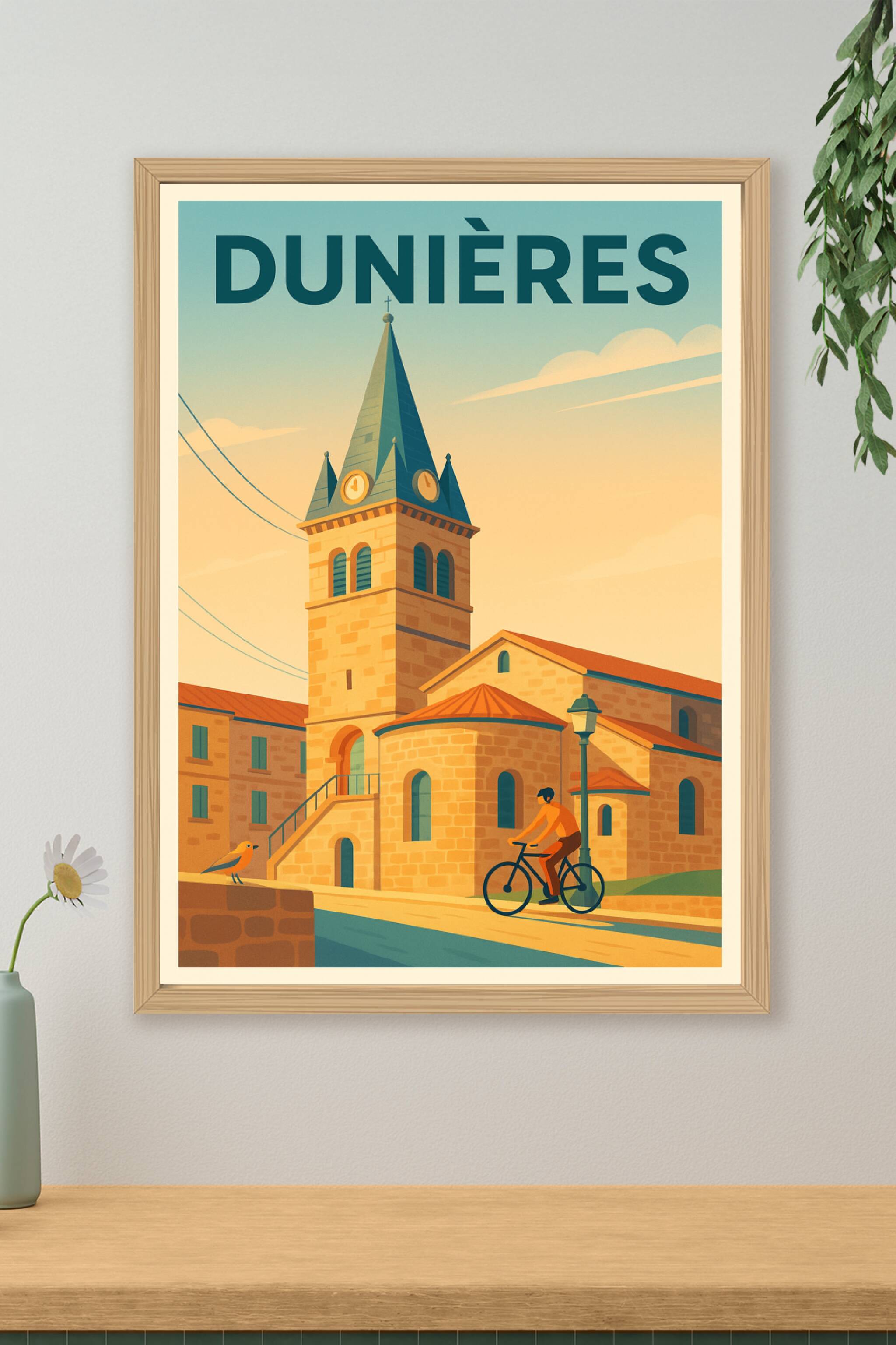 Affiche de Dunières - Charme et sérénité au cœur de la ville