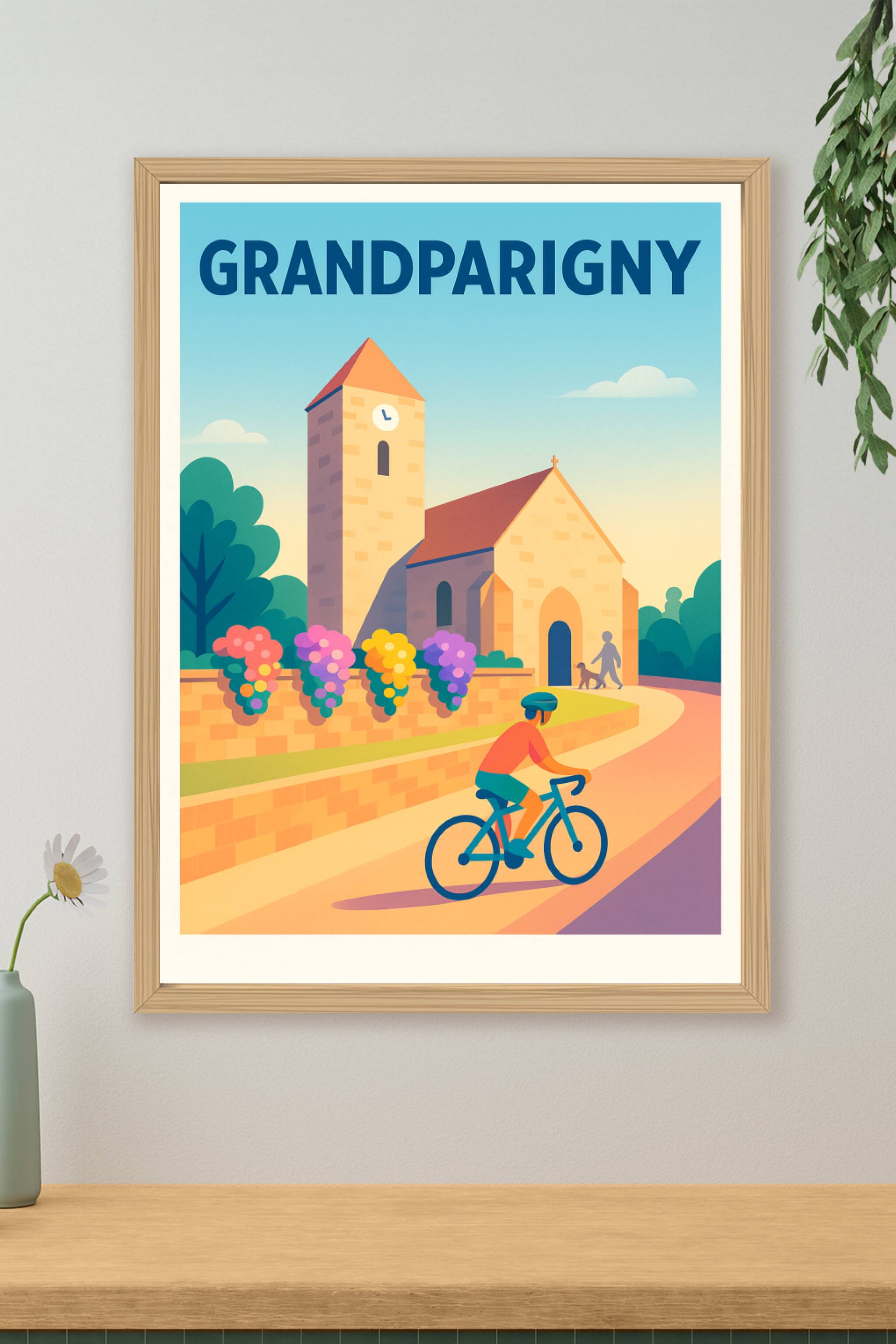 Affiche de Grandparigny - Charme et douceur de la campagne normande