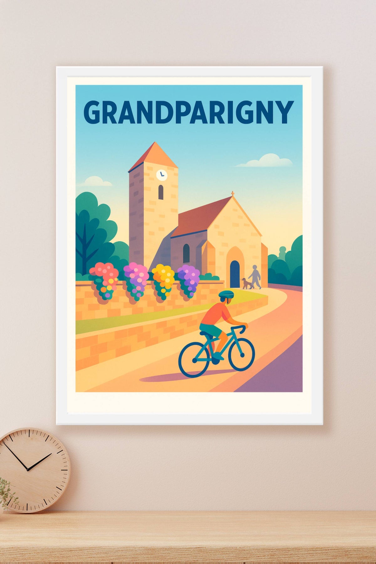 Affiche de Grandparigny - Charme et douceur de la campagne normande