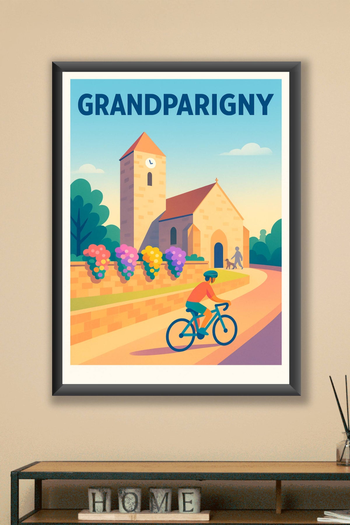 Affiche de Grandparigny - Charme et douceur de la campagne normande