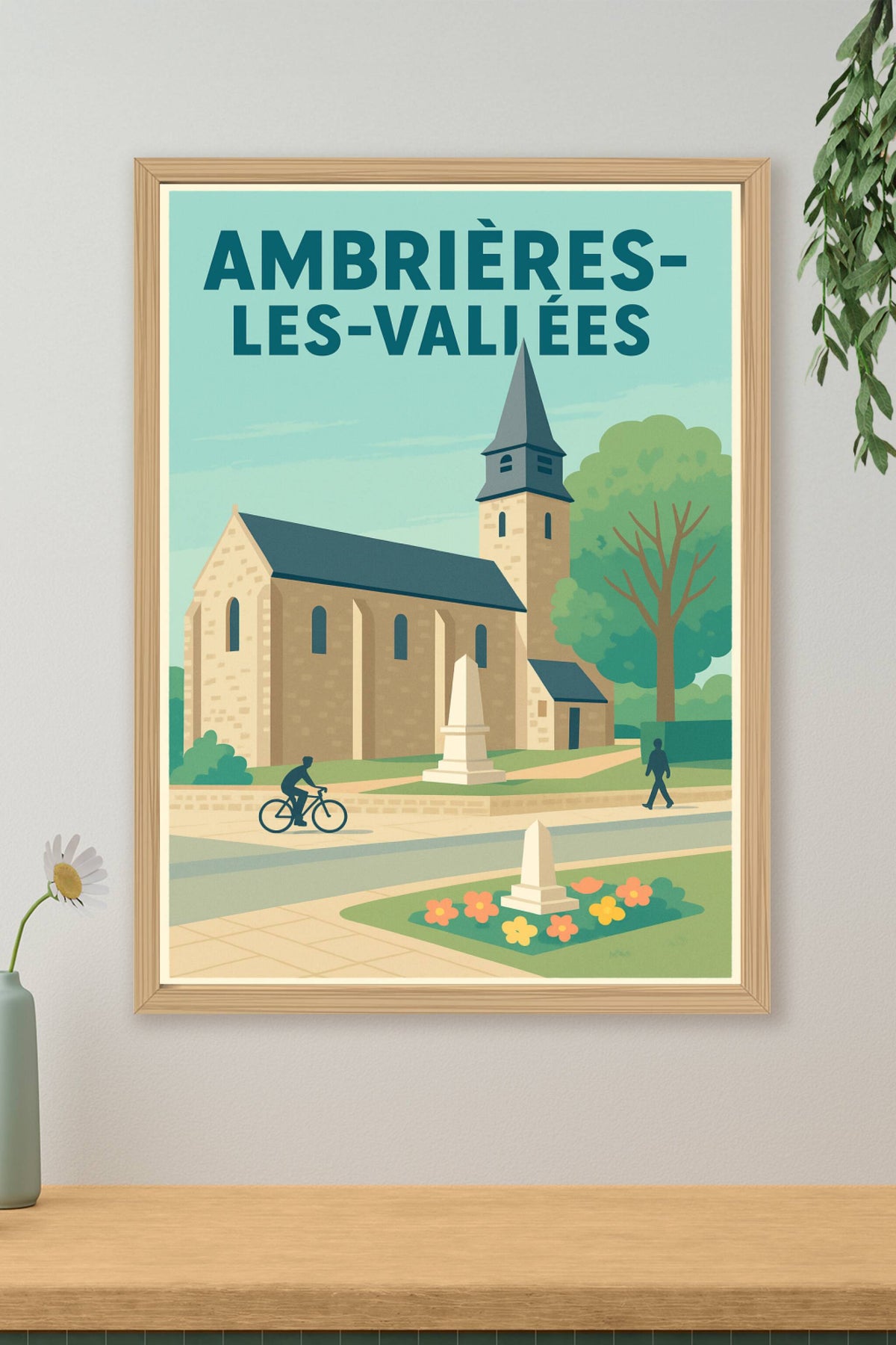 Affiche de Ambrières-les-Vallées - Charme et sérénité au cœur de la campagne
