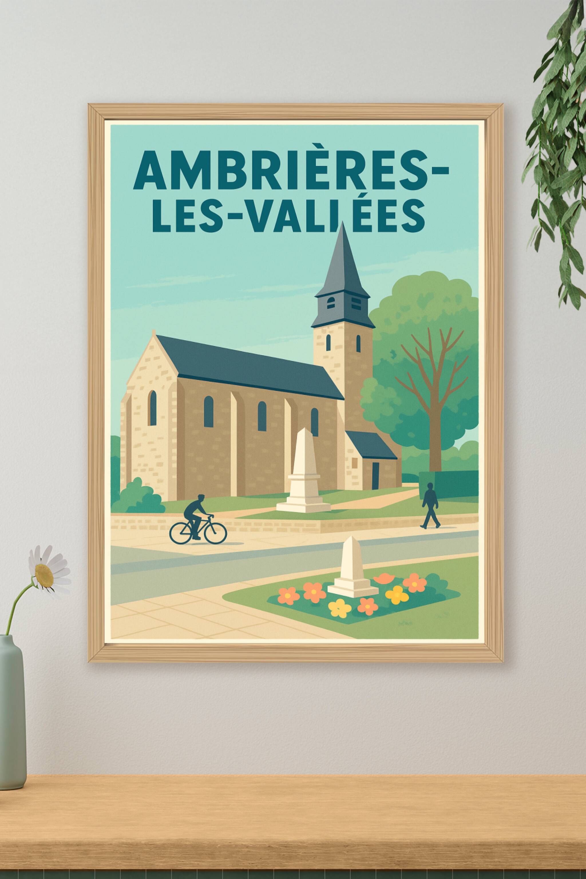 Affiche de Ambrières-les-Vallées - Charme et sérénité au cœur de la campagne
