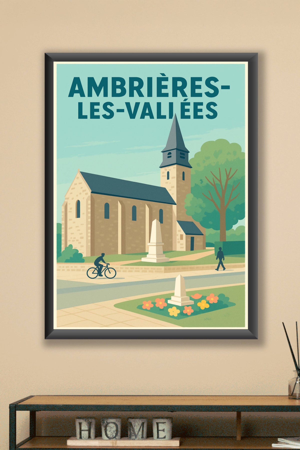 Affiche de Ambrières-les-Vallées - Charme et sérénité au cœur de la campagne