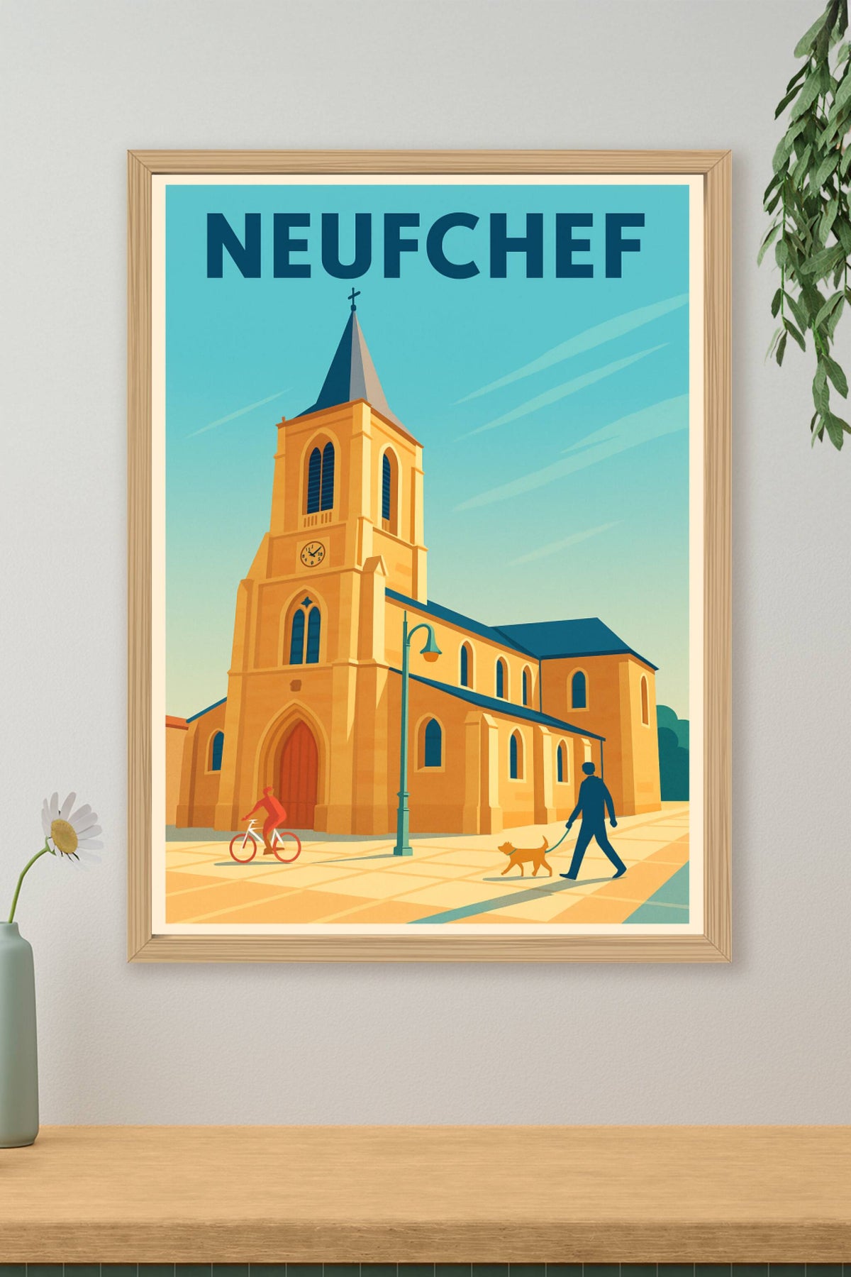 Affiche de Neufchef - Charme architectural et douceur de vivre