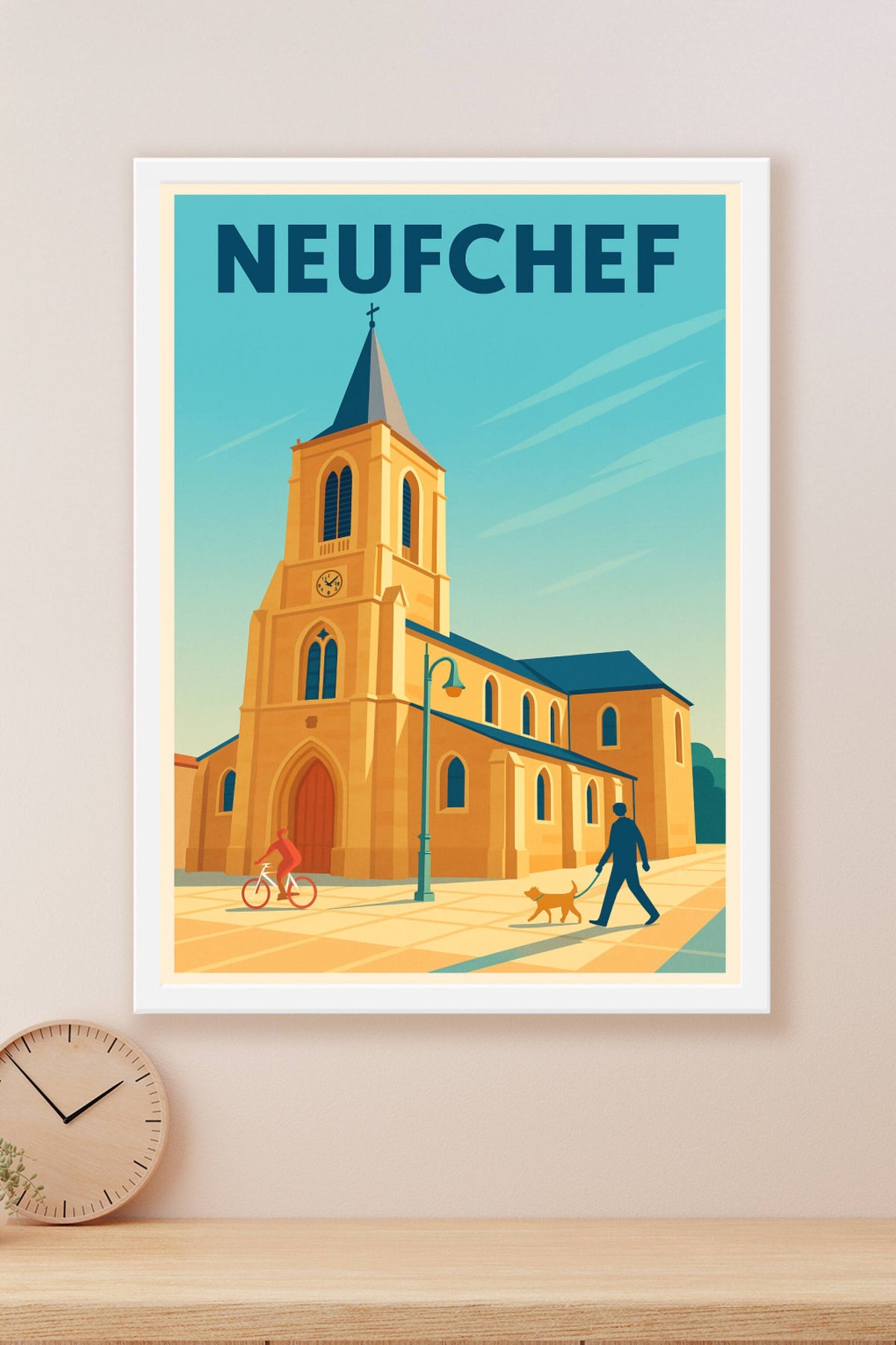 Affiche de Neufchef - Charme architectural et douceur de vivre