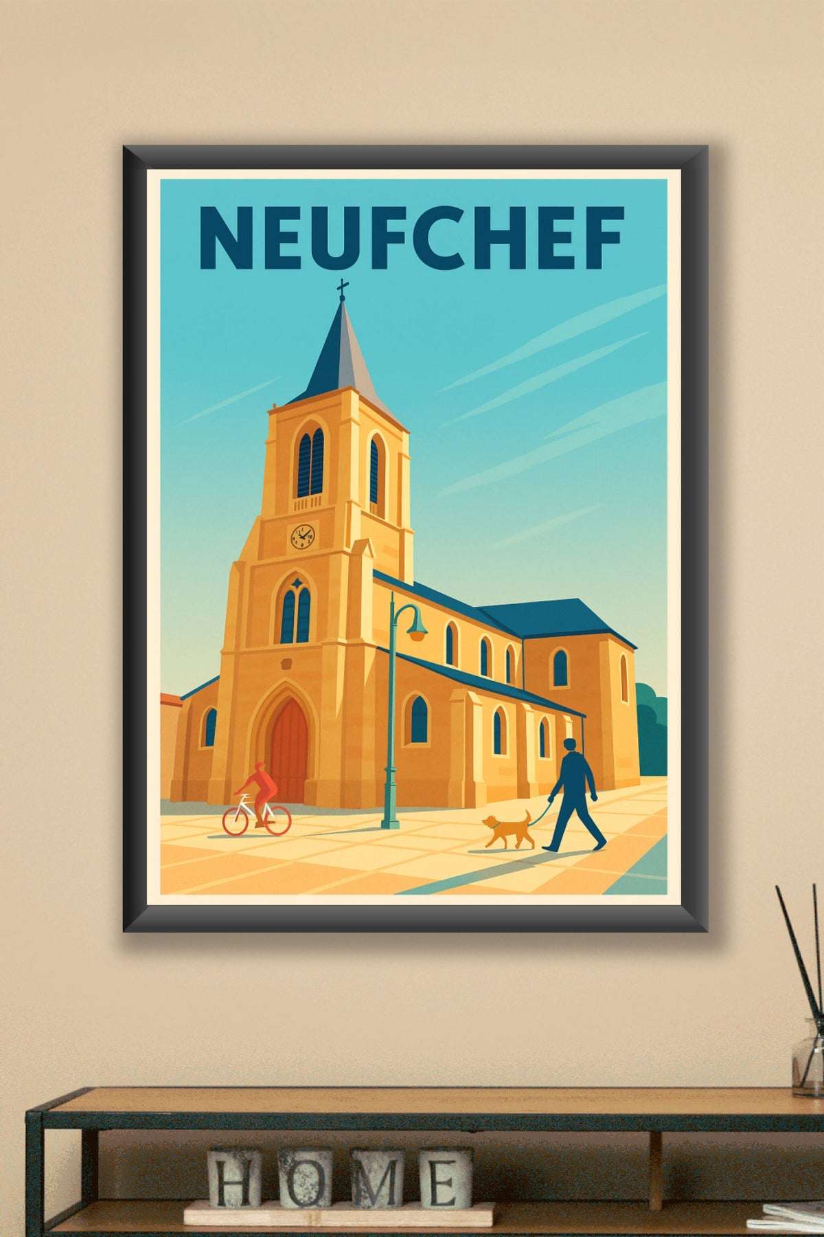 Affiche de Neufchef - Charme architectural et douceur de vivre