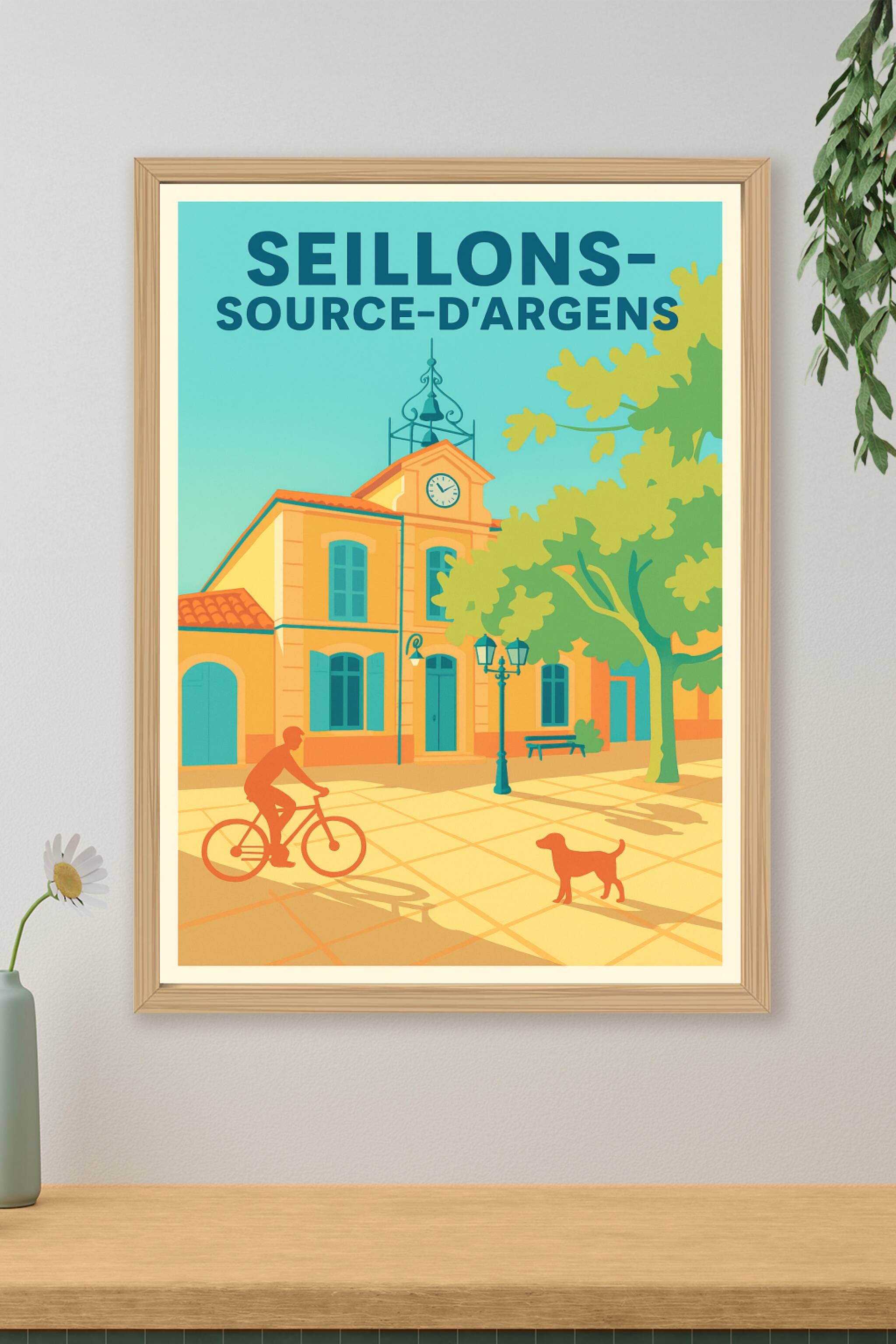 Affiche de Seillons-Source-d'Argens - Charme et douceur de vivre provençale
