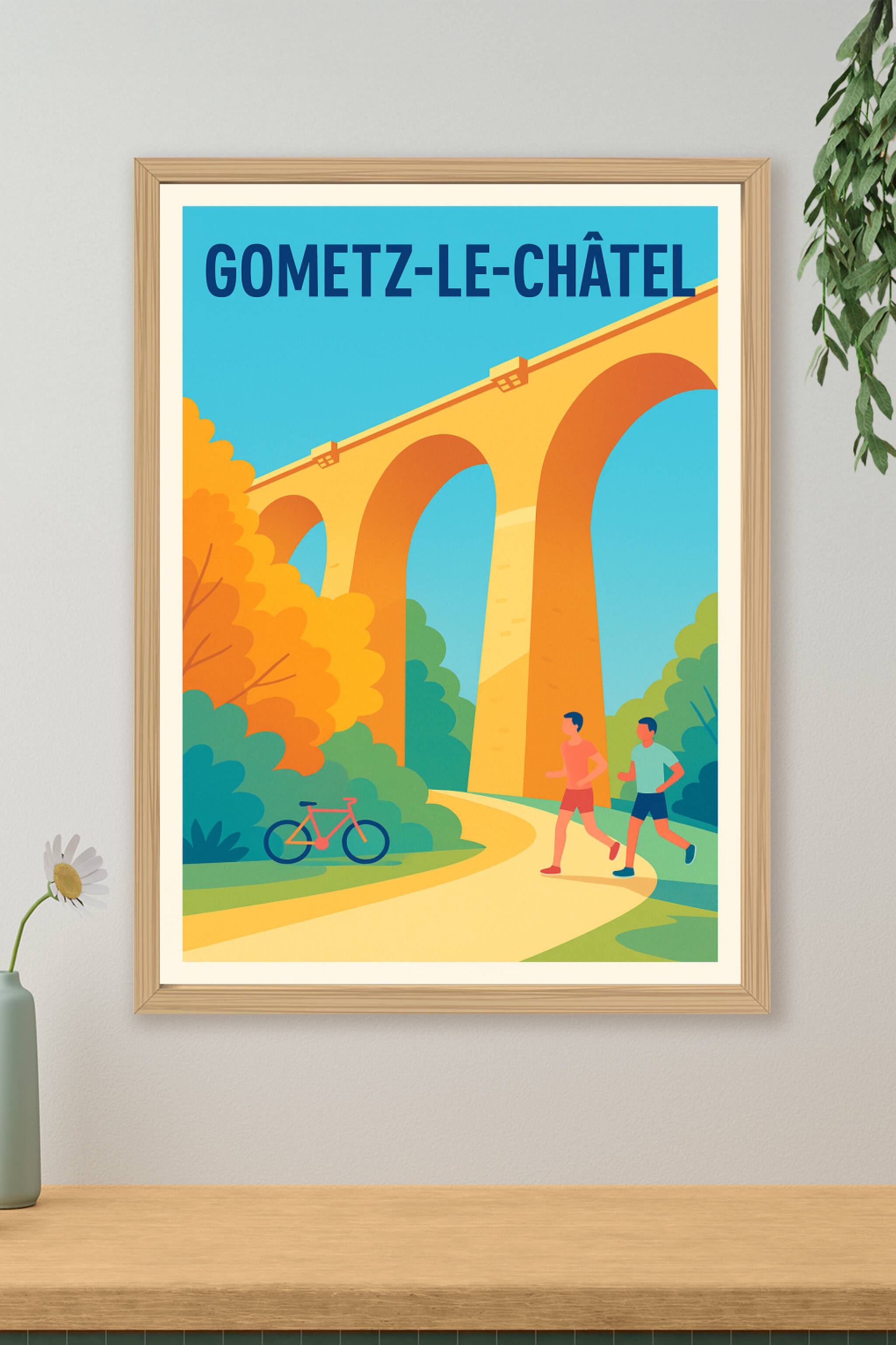 Affiche de Gometz-le-Châtel - Harmonie entre nature et patrimoine