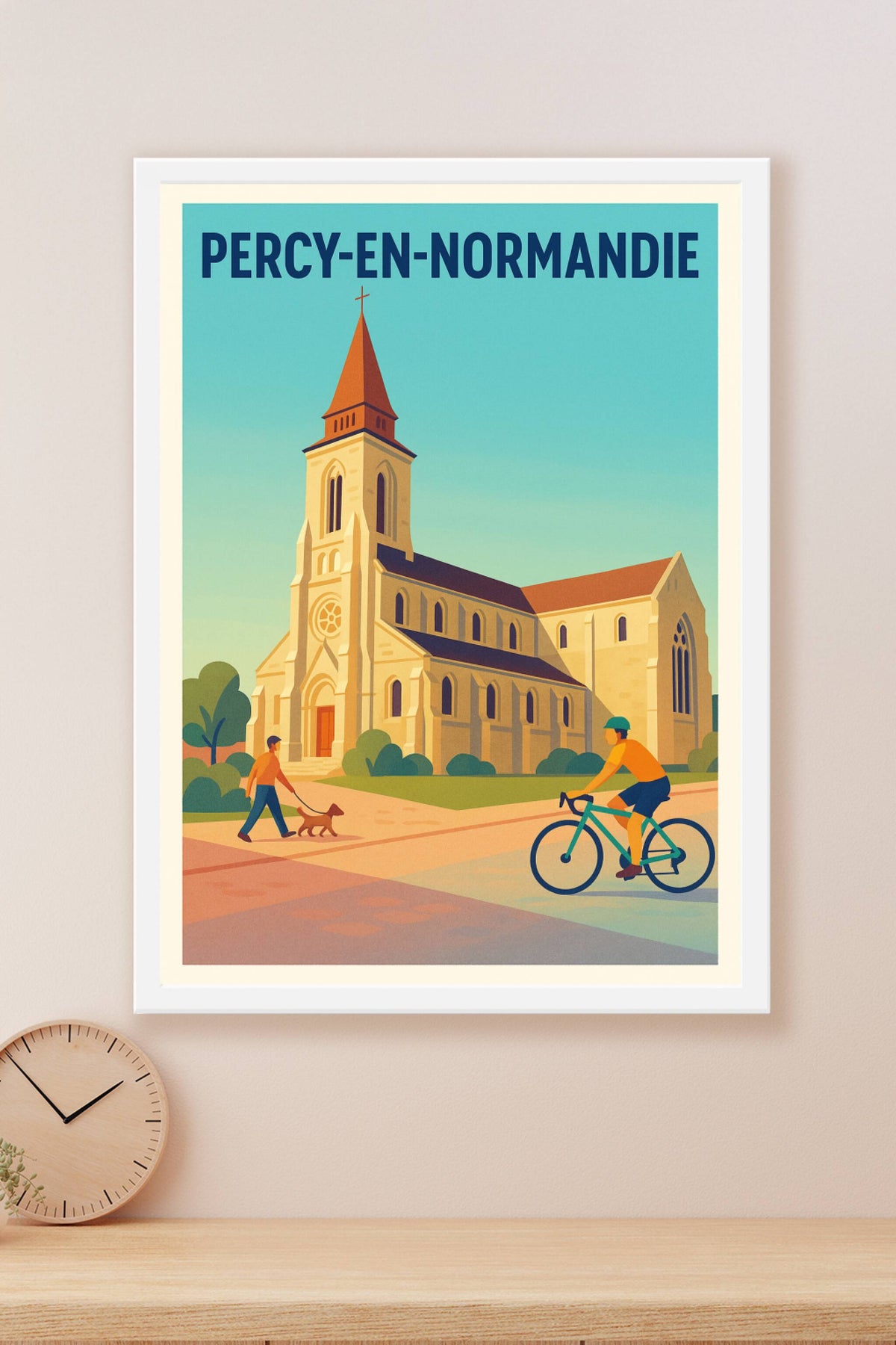 Affiche de Percy-en-Normandie - Charme et douceur de vivre normande