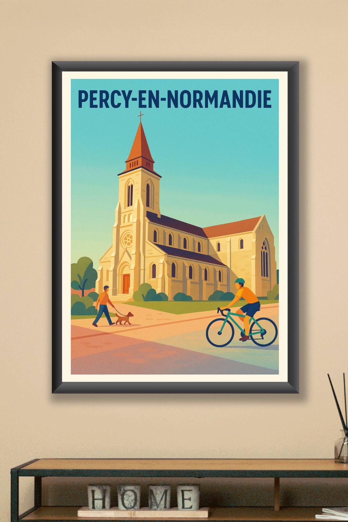 Affiche de Percy-en-Normandie - Charme et douceur de vivre normande