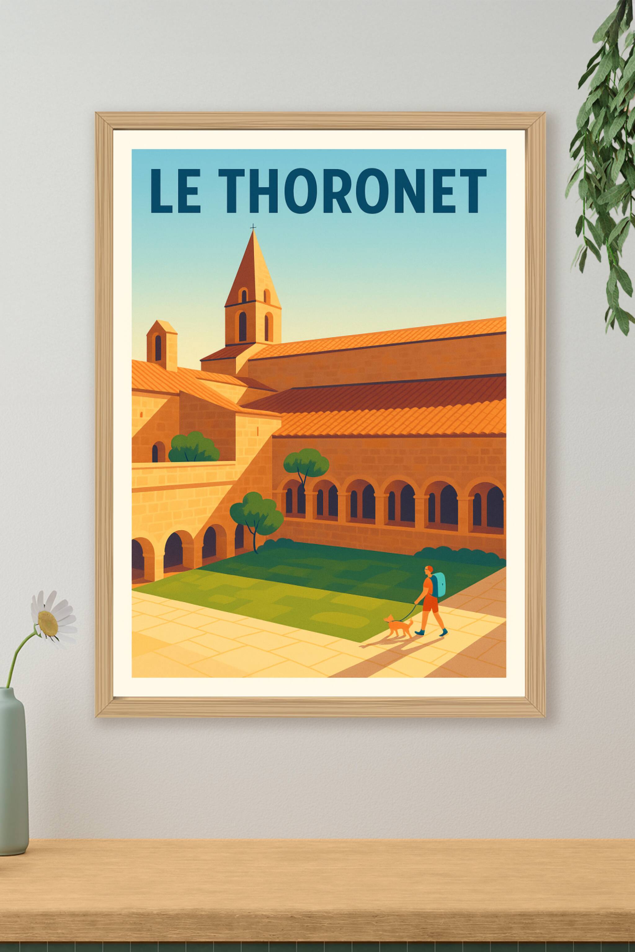 Affiche de Le Thoronet - L'élégance de l'abbaye provençale