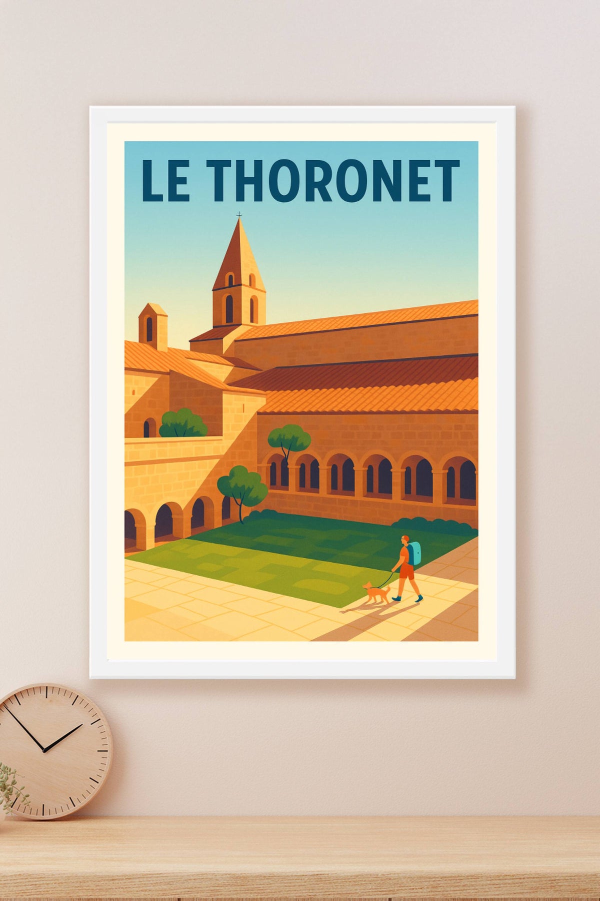 Affiche de Le Thoronet - L'élégance de l'abbaye provençale