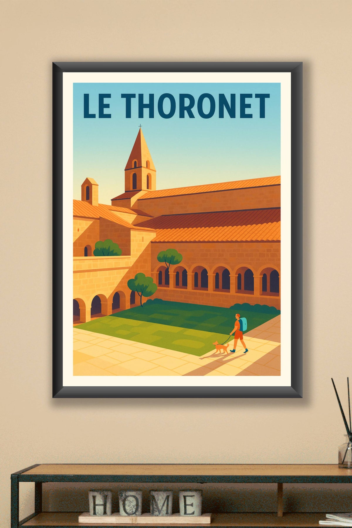 Affiche de Le Thoronet - L'élégance de l'abbaye provençale