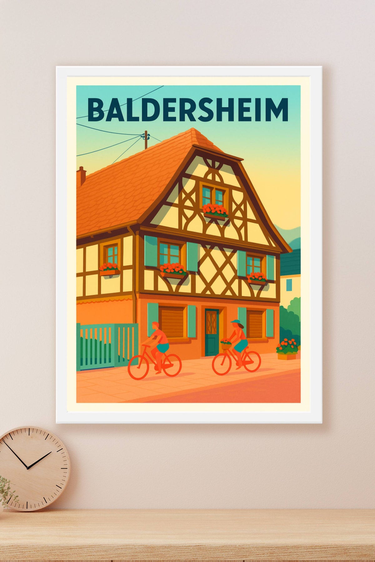 Affiche de Baldersheim - Charme traditionnel au fil des rues