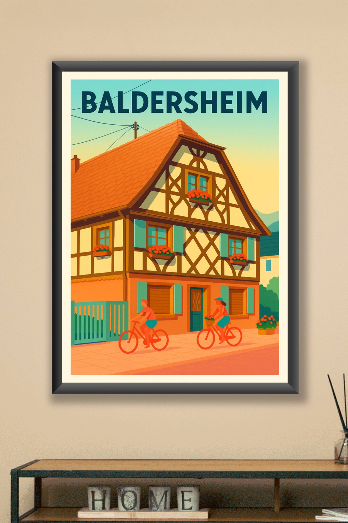 Affiche de Baldersheim - Charme traditionnel au fil des rues