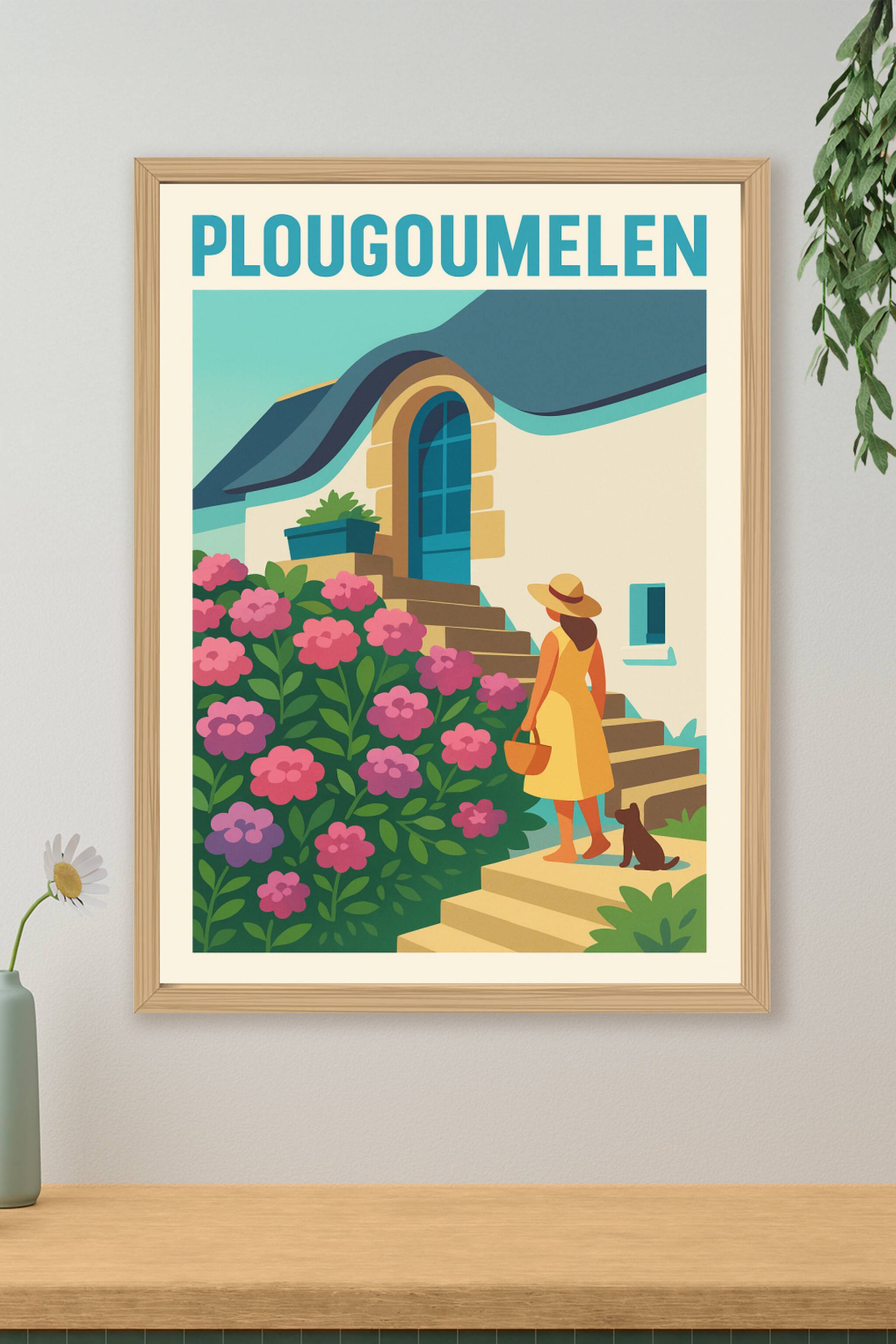 Affiche de Plougoumelen - Charme et Sérénité en Bretagne