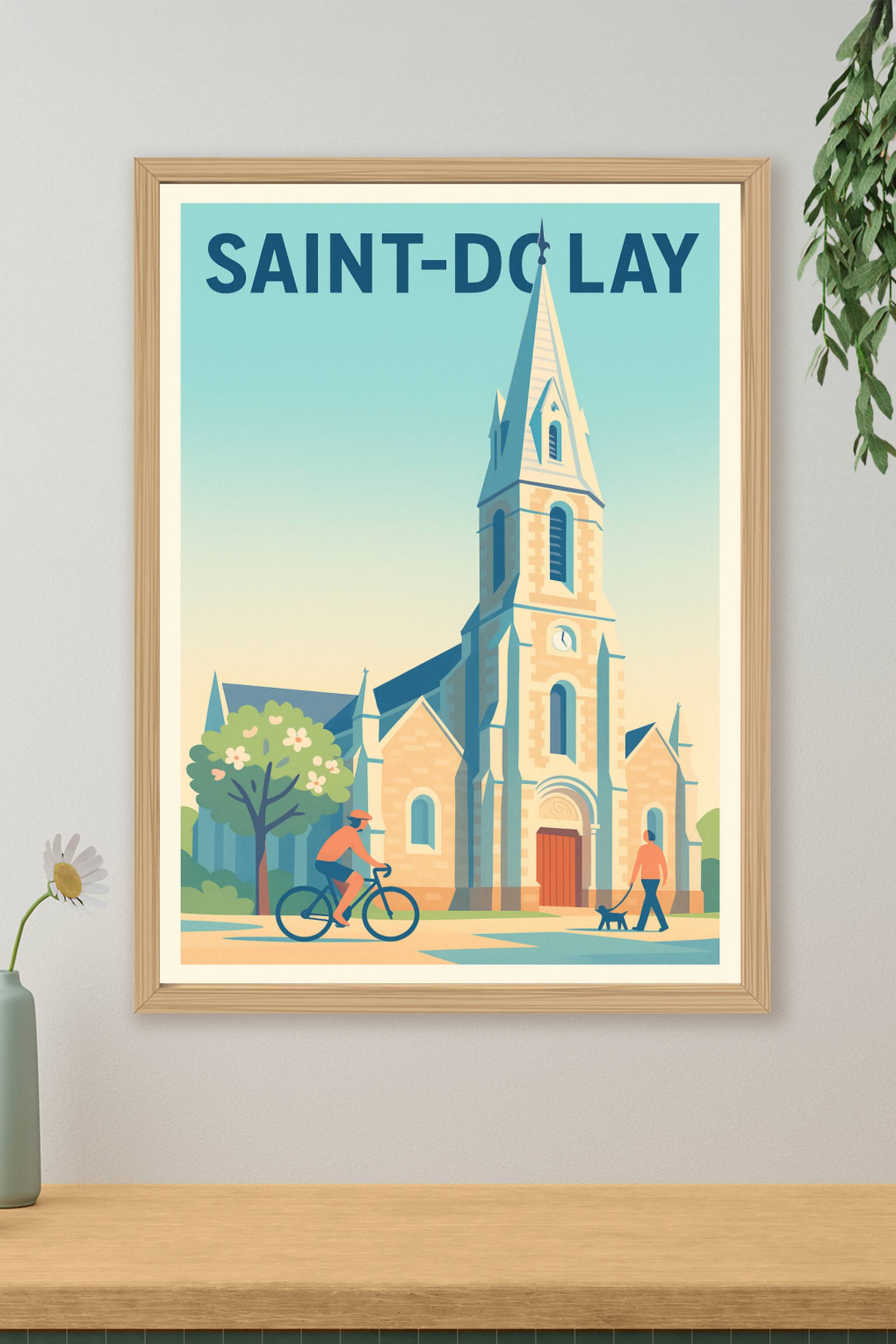Affiche de Saint-Dolay - Charme et simplicité au cœur de la Bretagne