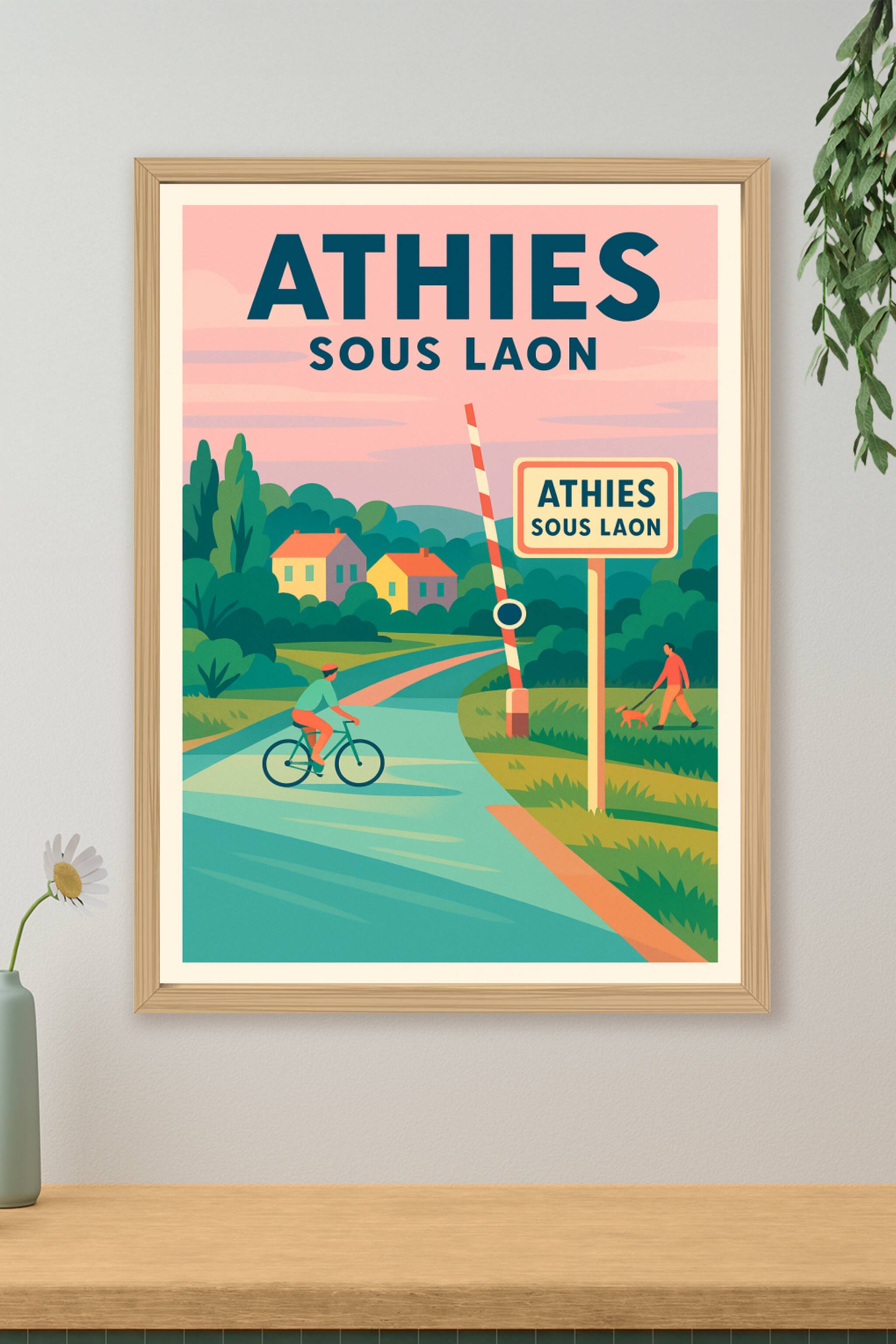 Affiche de Athies-sous-Laon - Charme bucolique en douceur