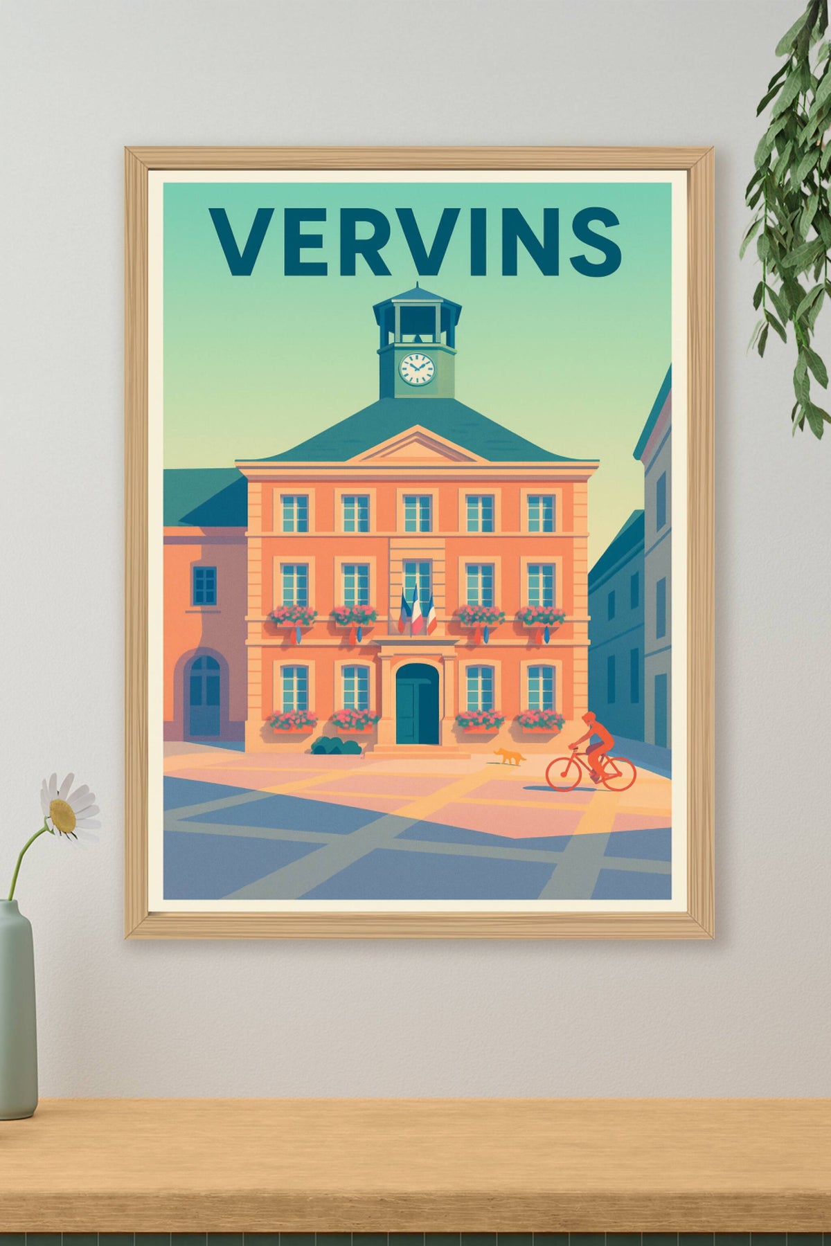 Affiche de Vervins - Élégance intemporelle au cœur de la ville