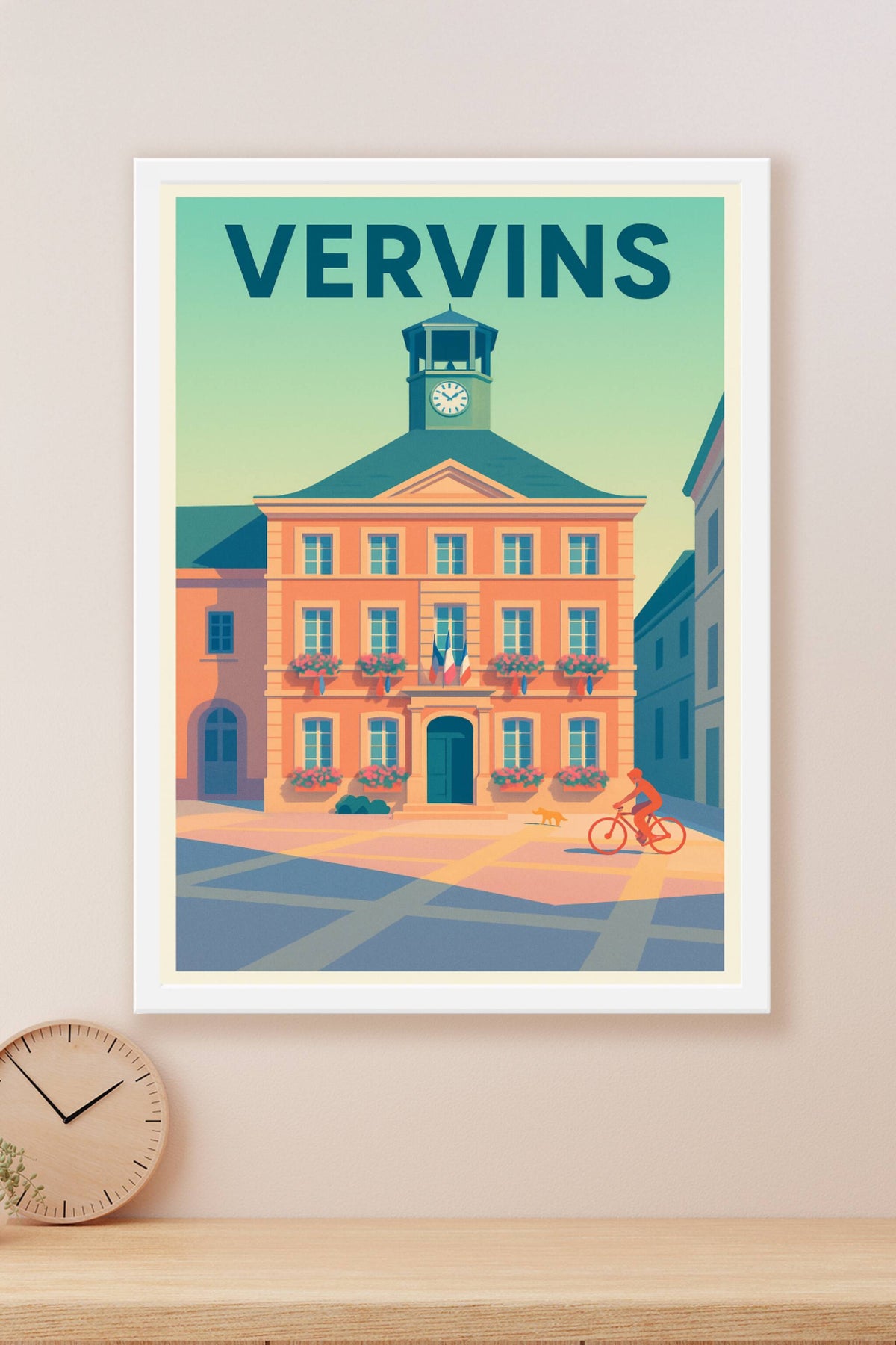 Affiche de Vervins - Élégance intemporelle au cœur de la ville