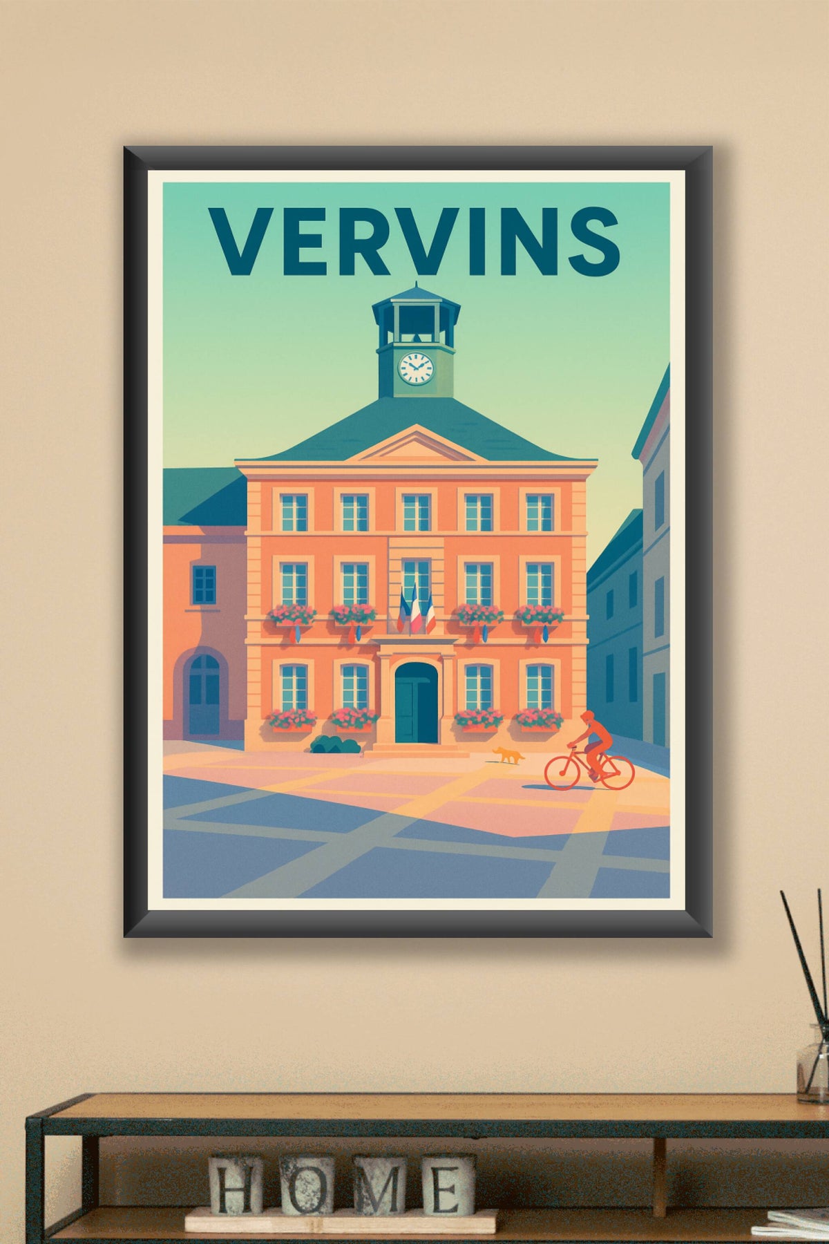 Affiche de Vervins - Élégance intemporelle au cœur de la ville