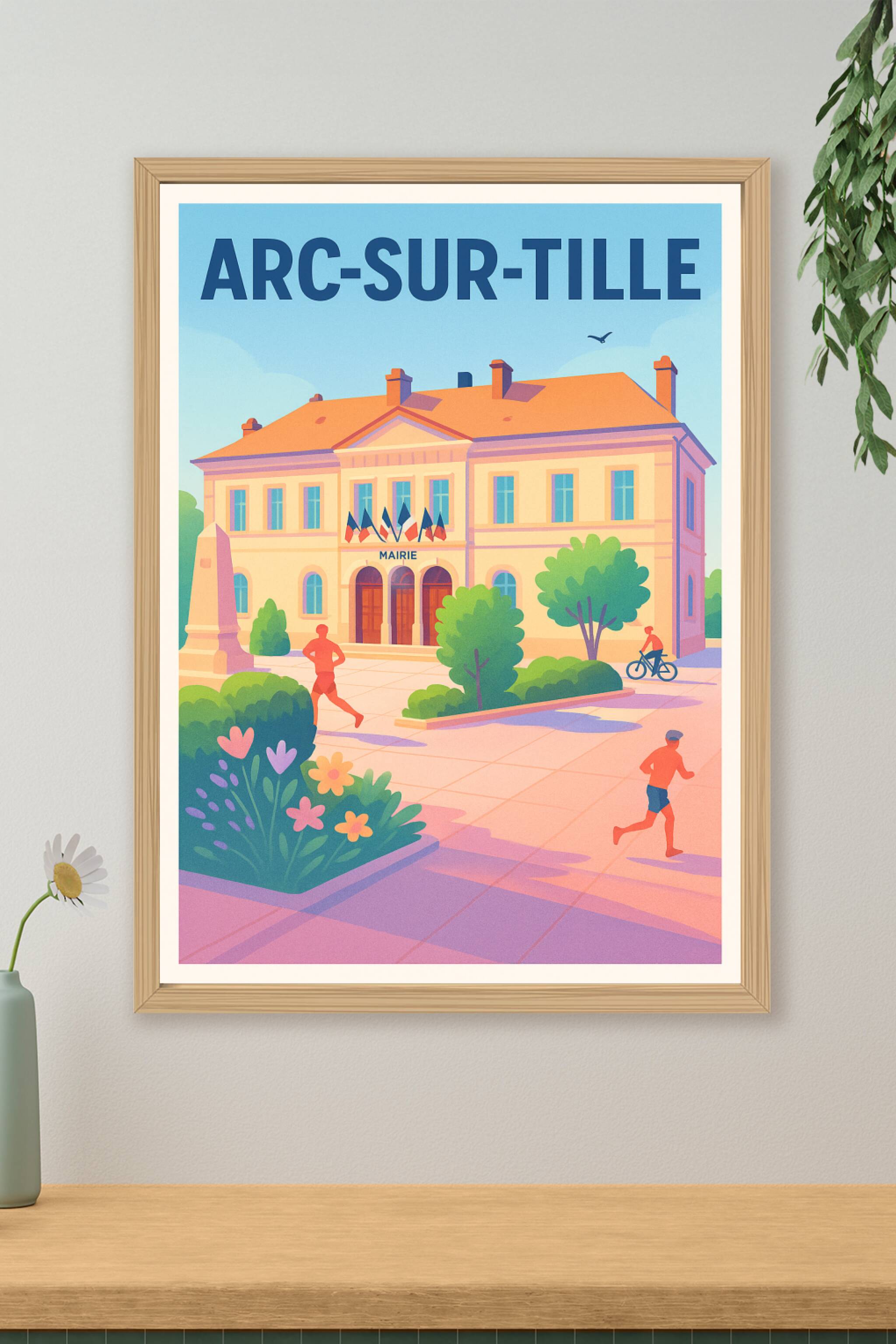 Affiche de Arc-sur-Tille - Charme et douceur de la vie locale