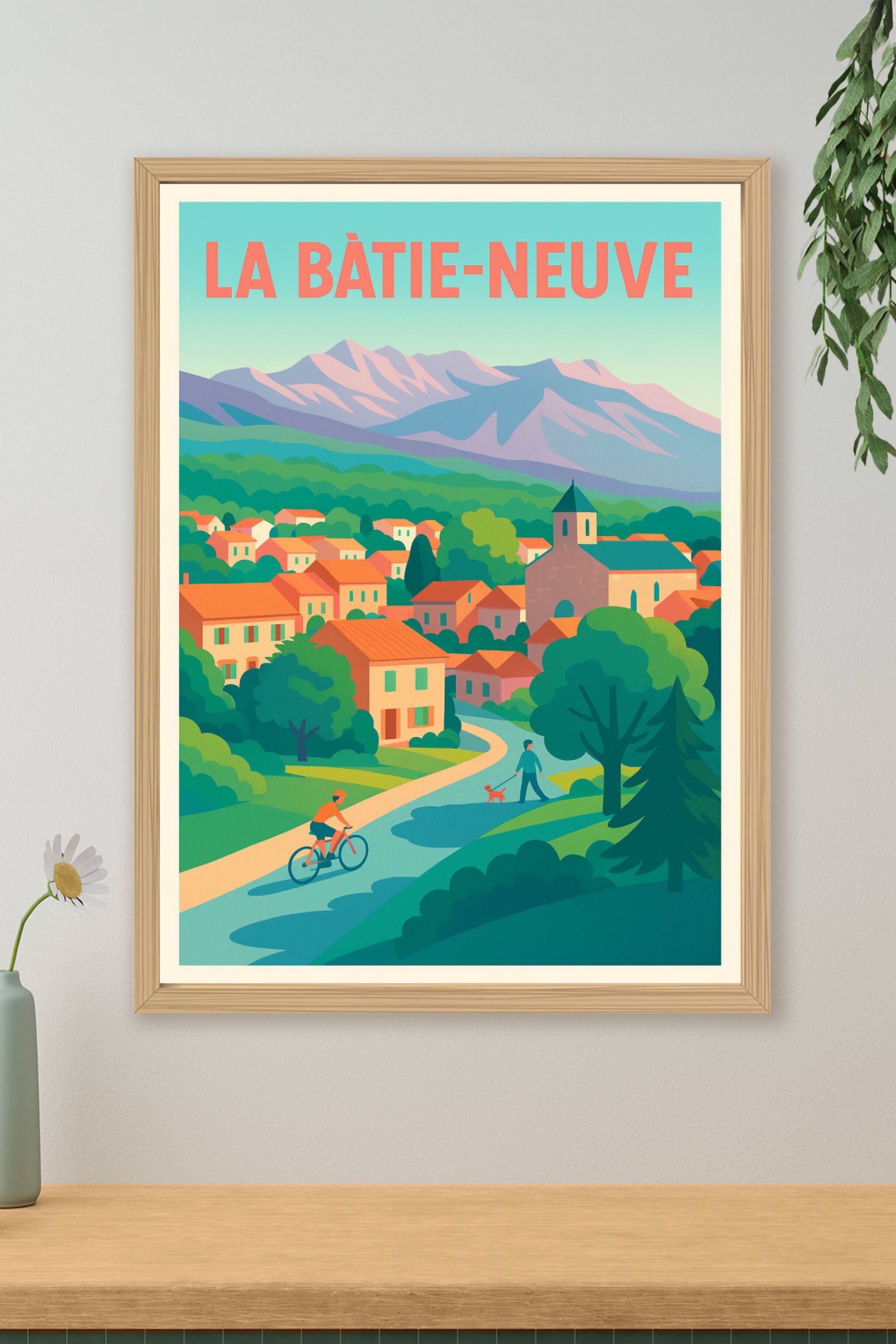 Affiche de La Bâtie-Neuve - Charme et sérénité en montagne