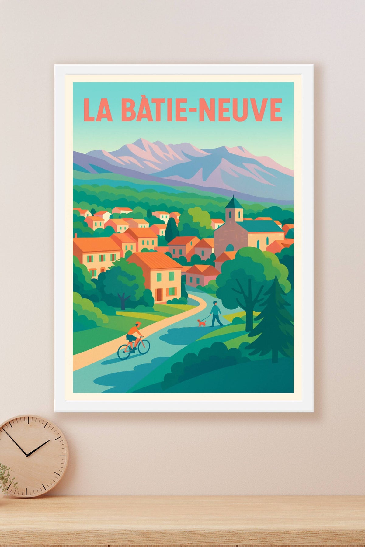 Affiche de La Bâtie-Neuve - Charme et sérénité en montagne