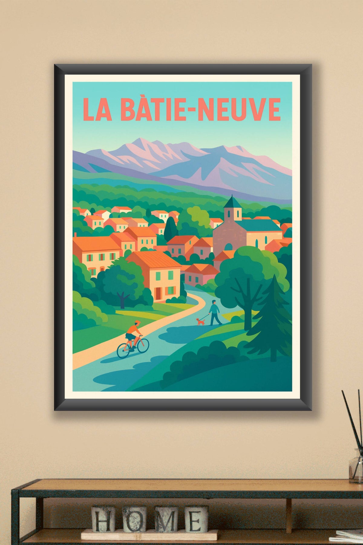 Affiche de La Bâtie-Neuve - Charme et sérénité en montagne