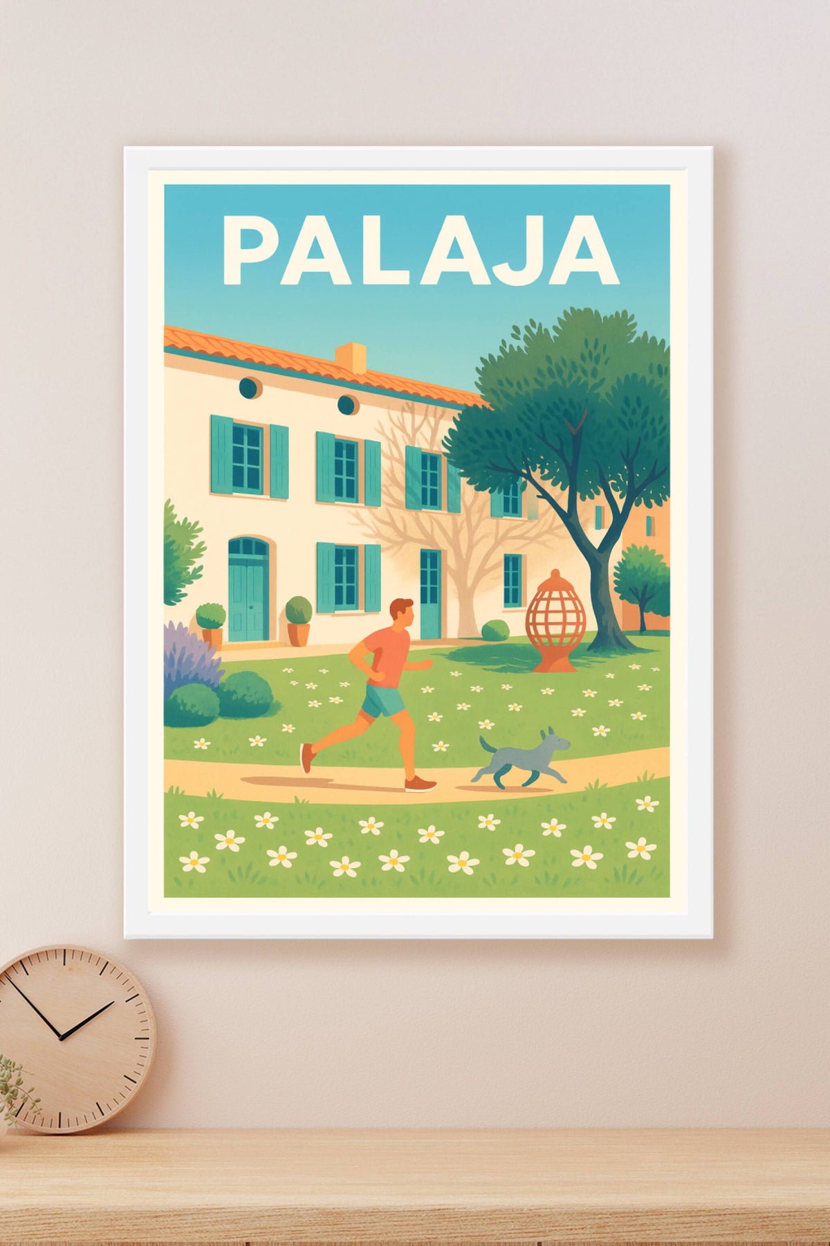 Affiche de Palaja - Promenade ensoleillée au cœur du village