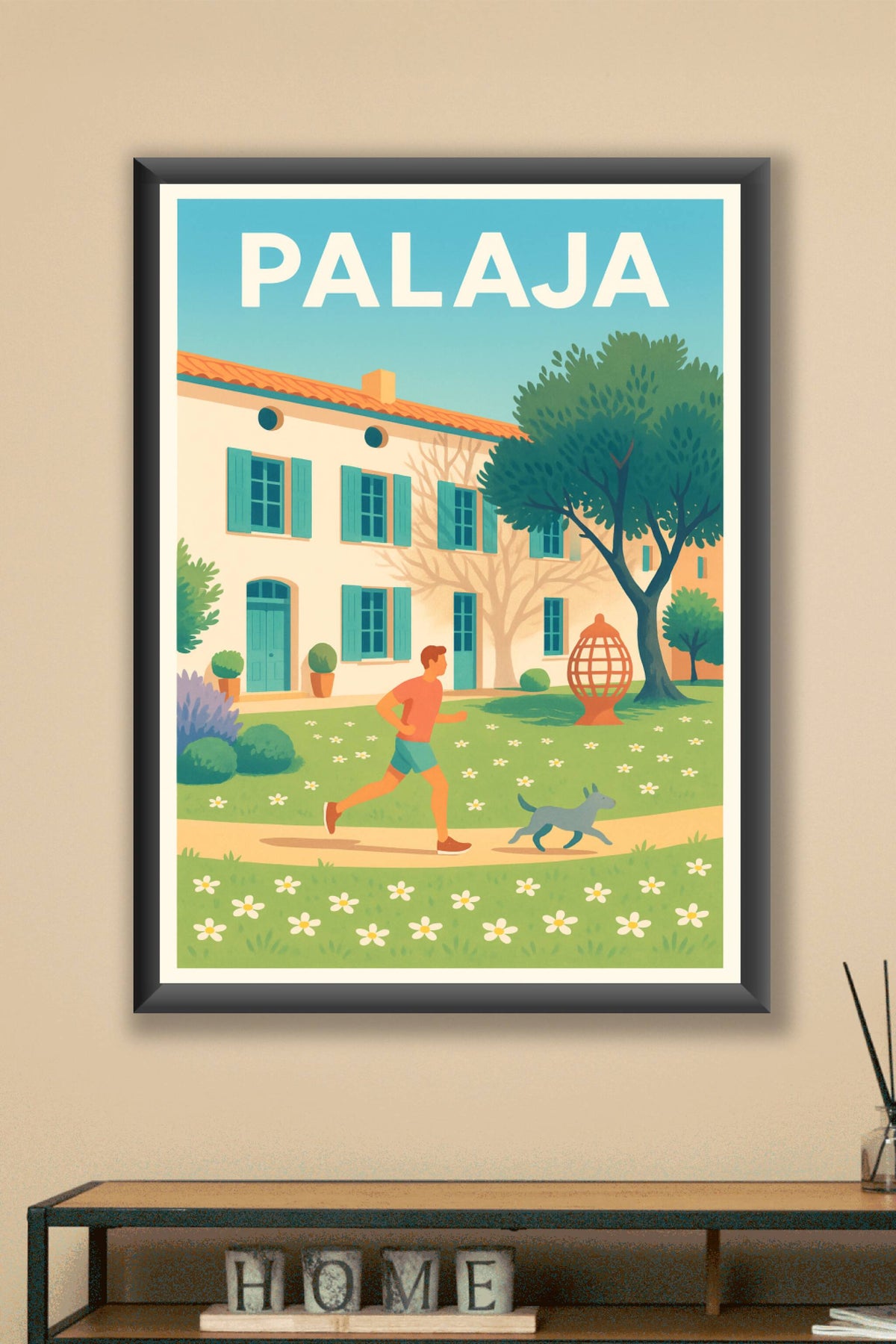 Affiche de Palaja - Promenade ensoleillée au cœur du village