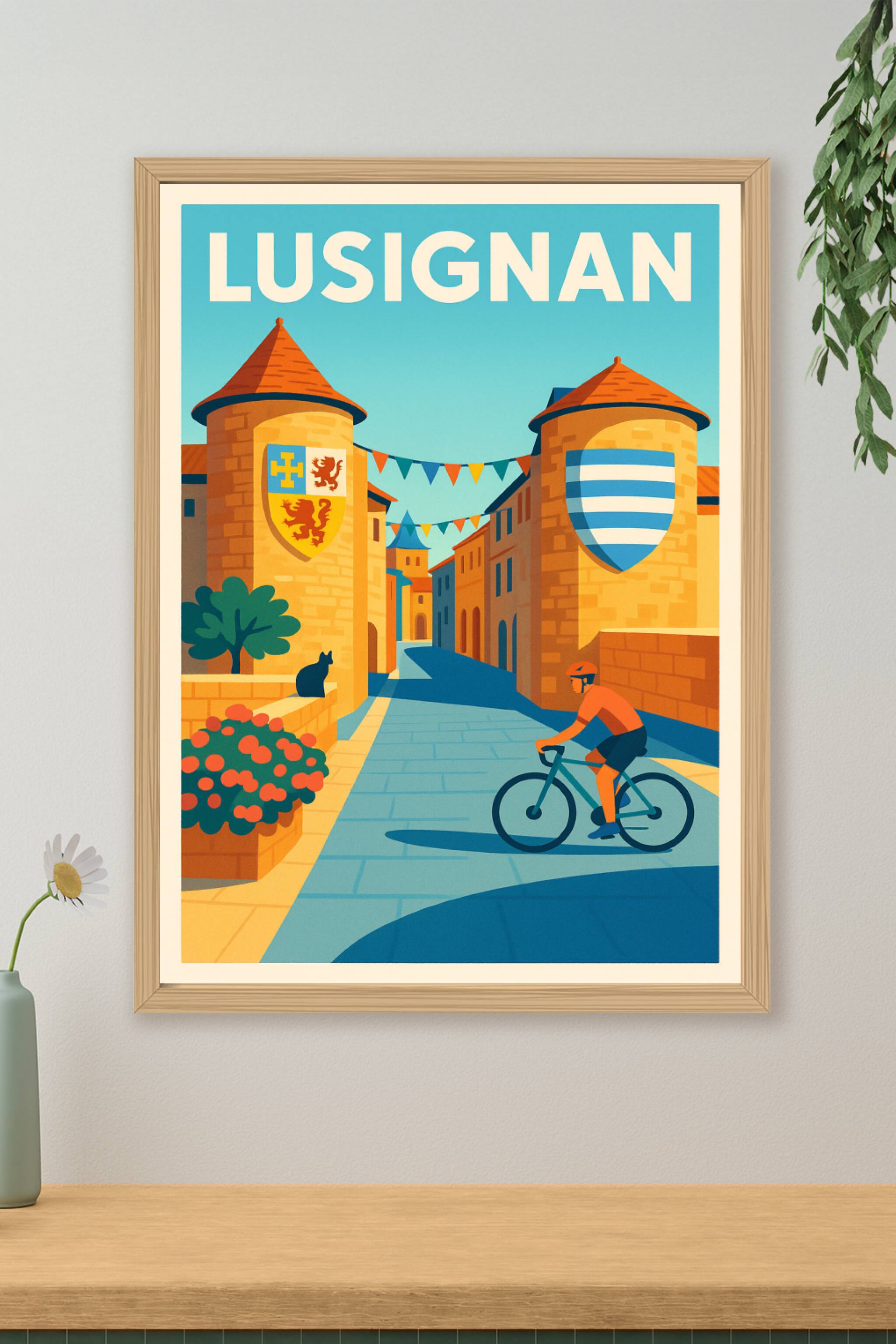 Affiche de Lusignan - Charme et histoire au fil des ruelles