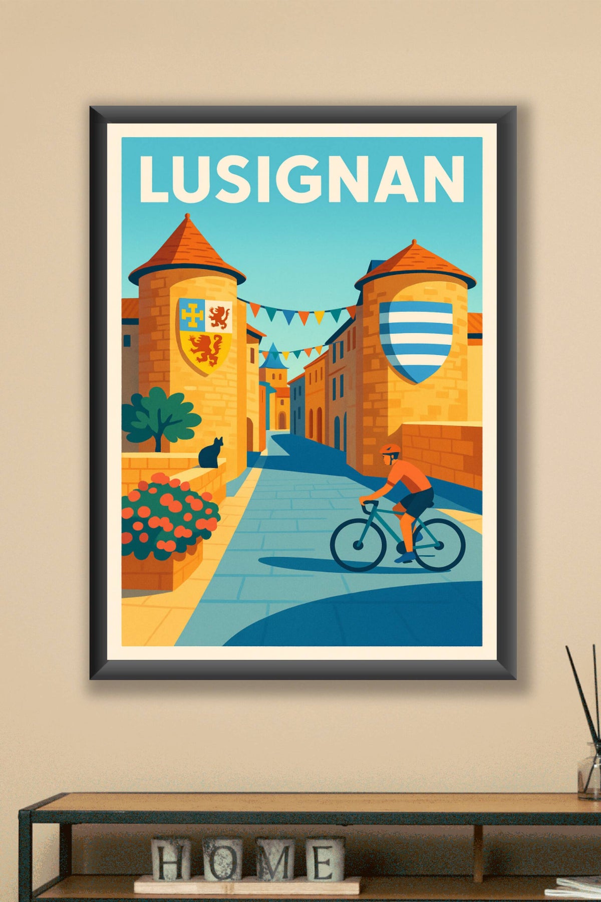Affiche de Lusignan - Charme et histoire au fil des ruelles