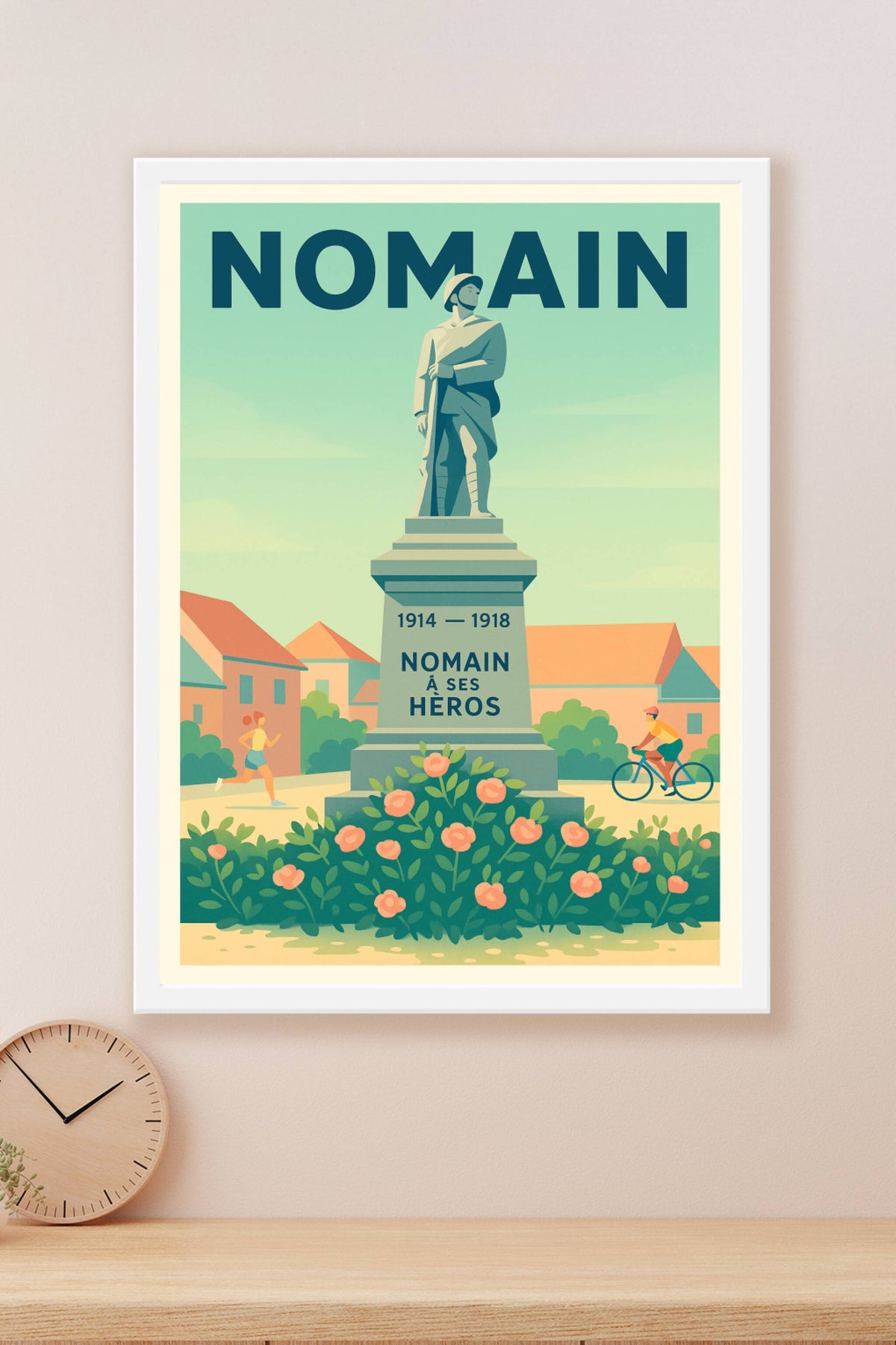 Affiche de Nomain - Hommage à ses héros de 1914-1918