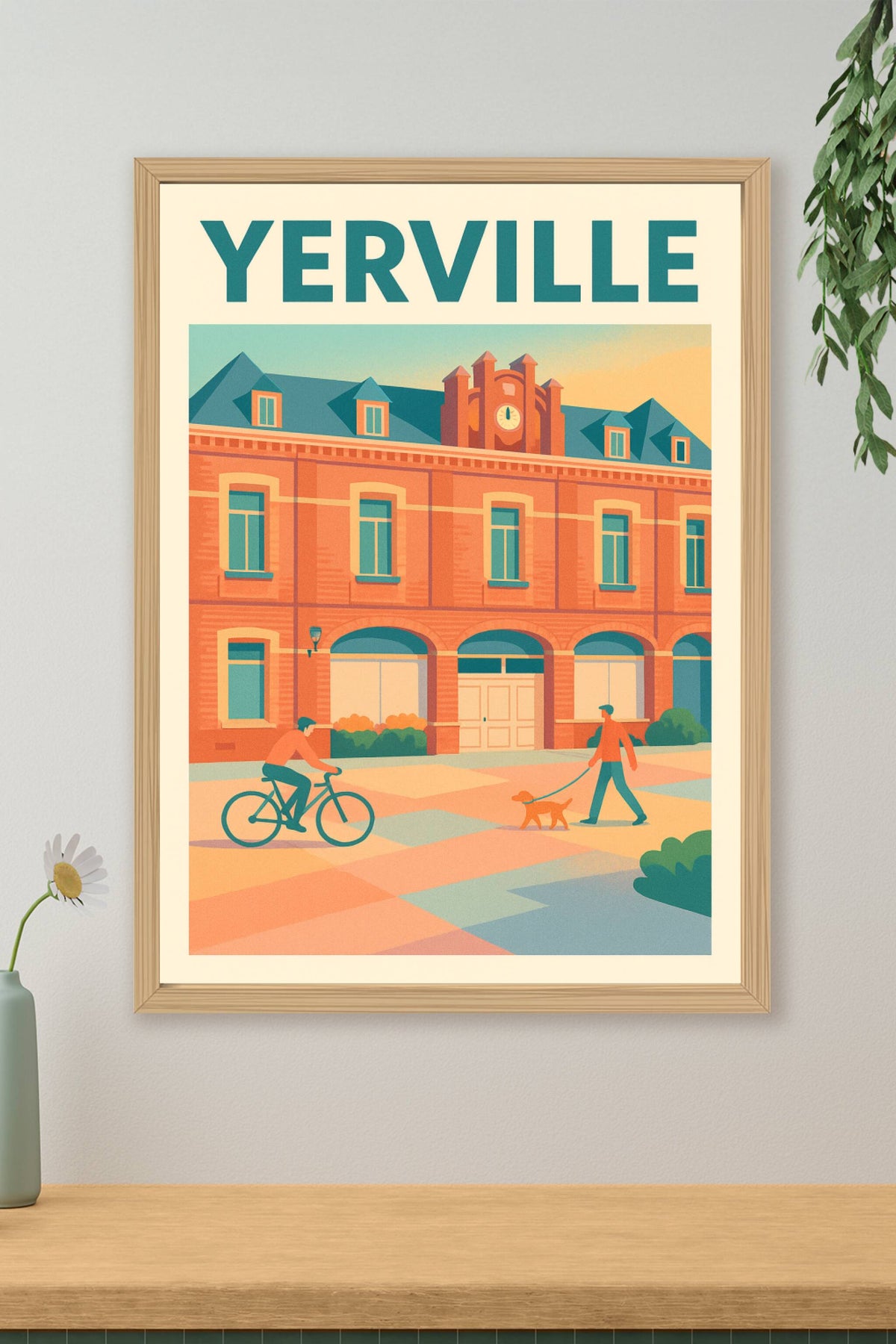 Affiche de Yerville - Un moment de vie paisible au cœur de la ville