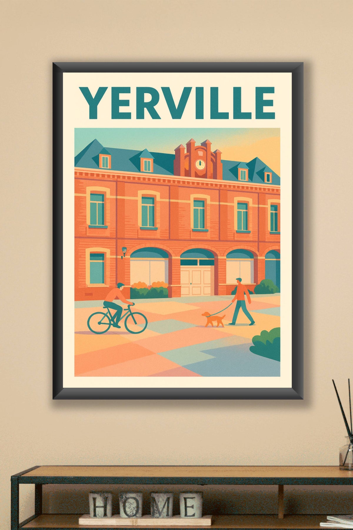 Affiche de Yerville - Un moment de vie paisible au cœur de la ville