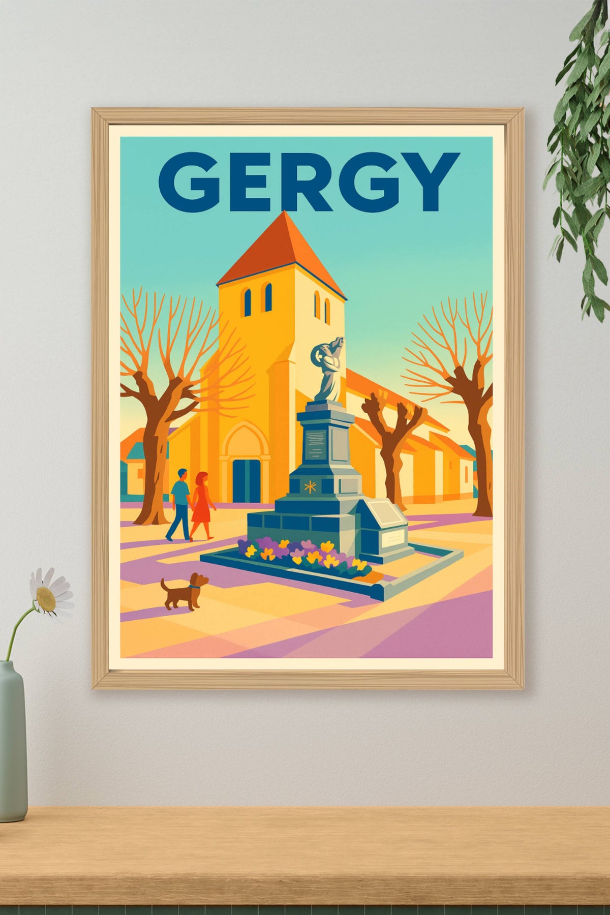 Affiche de Gergy - Charme et Sérénité au cœur du village