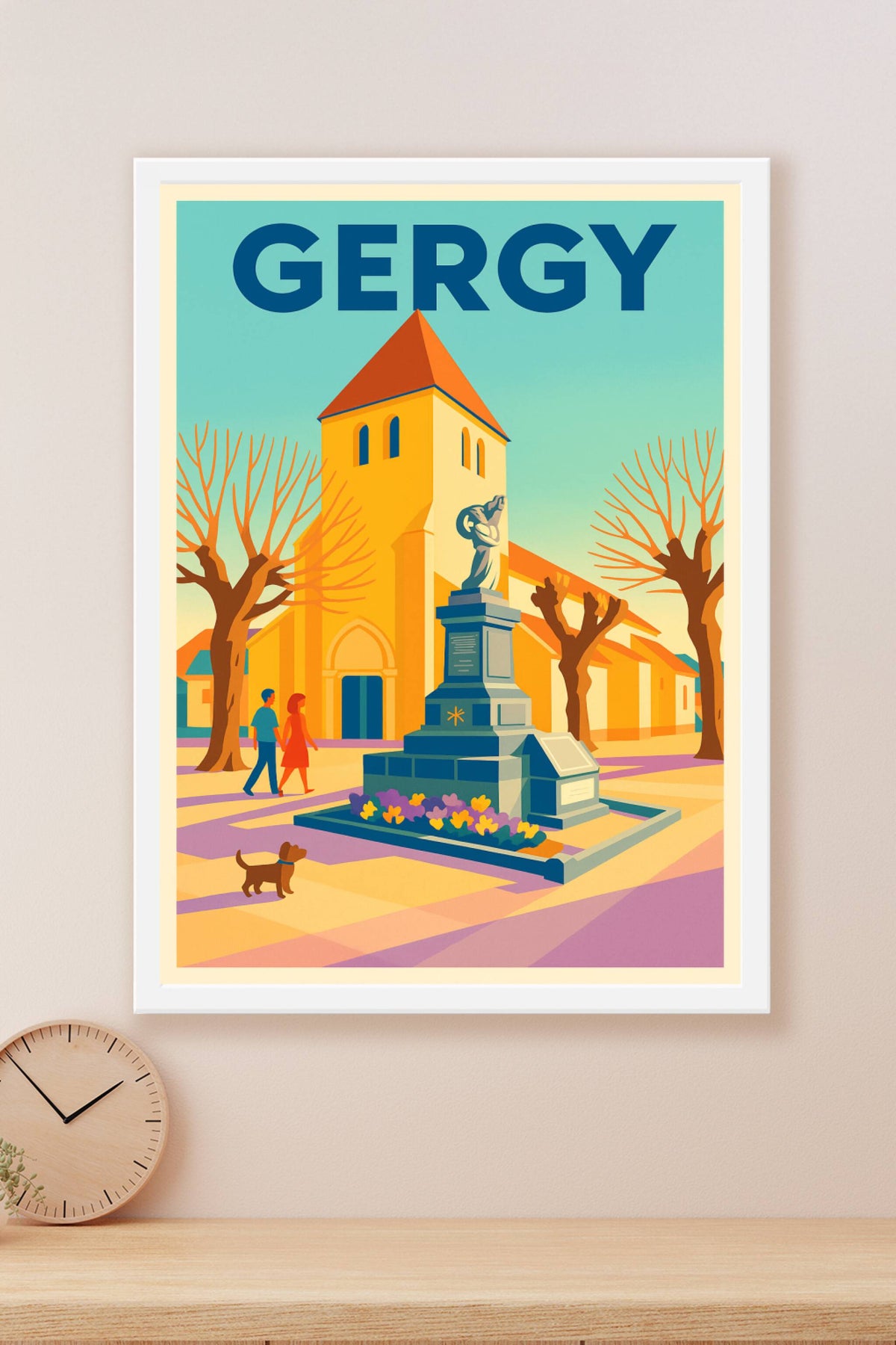 Affiche de Gergy - Charme et Sérénité au cœur du village