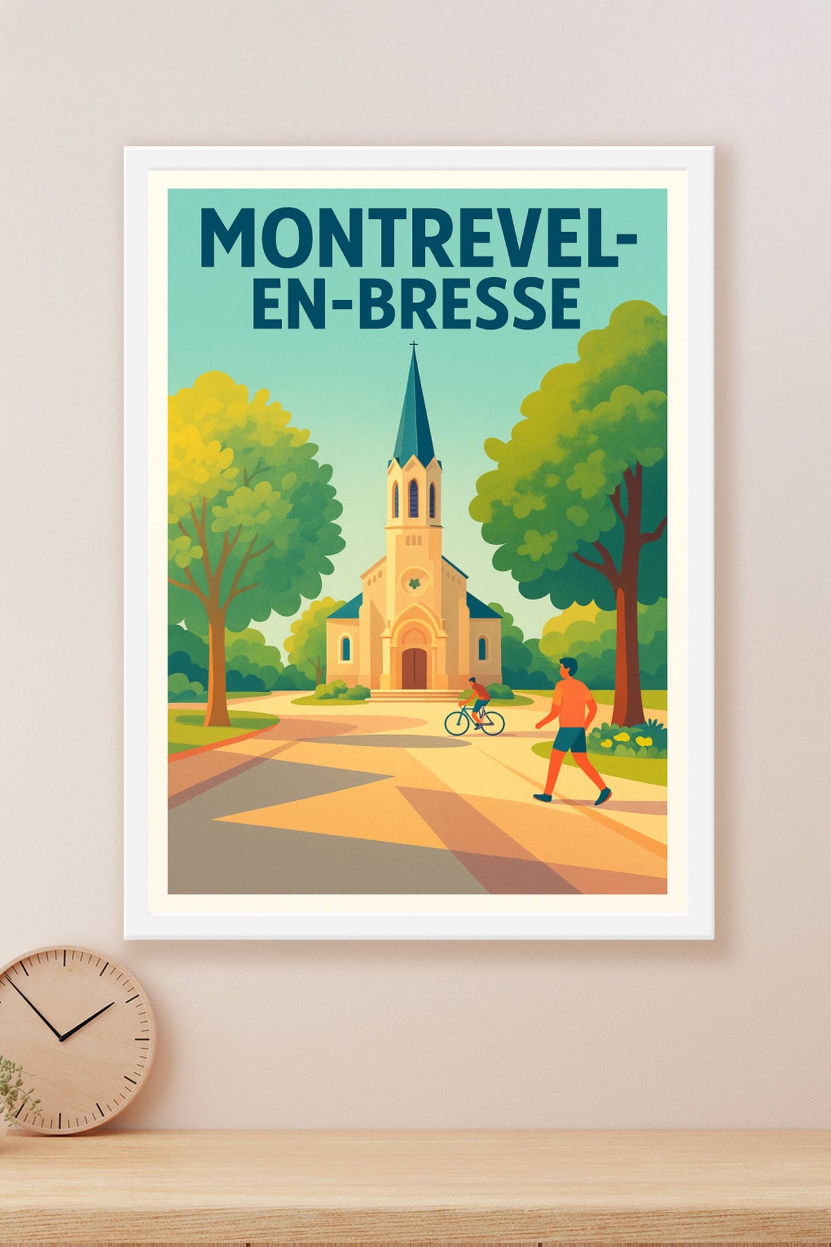 Affiche de Montrevel-en-Bresse - Charme paisible au cœur de la Bresse