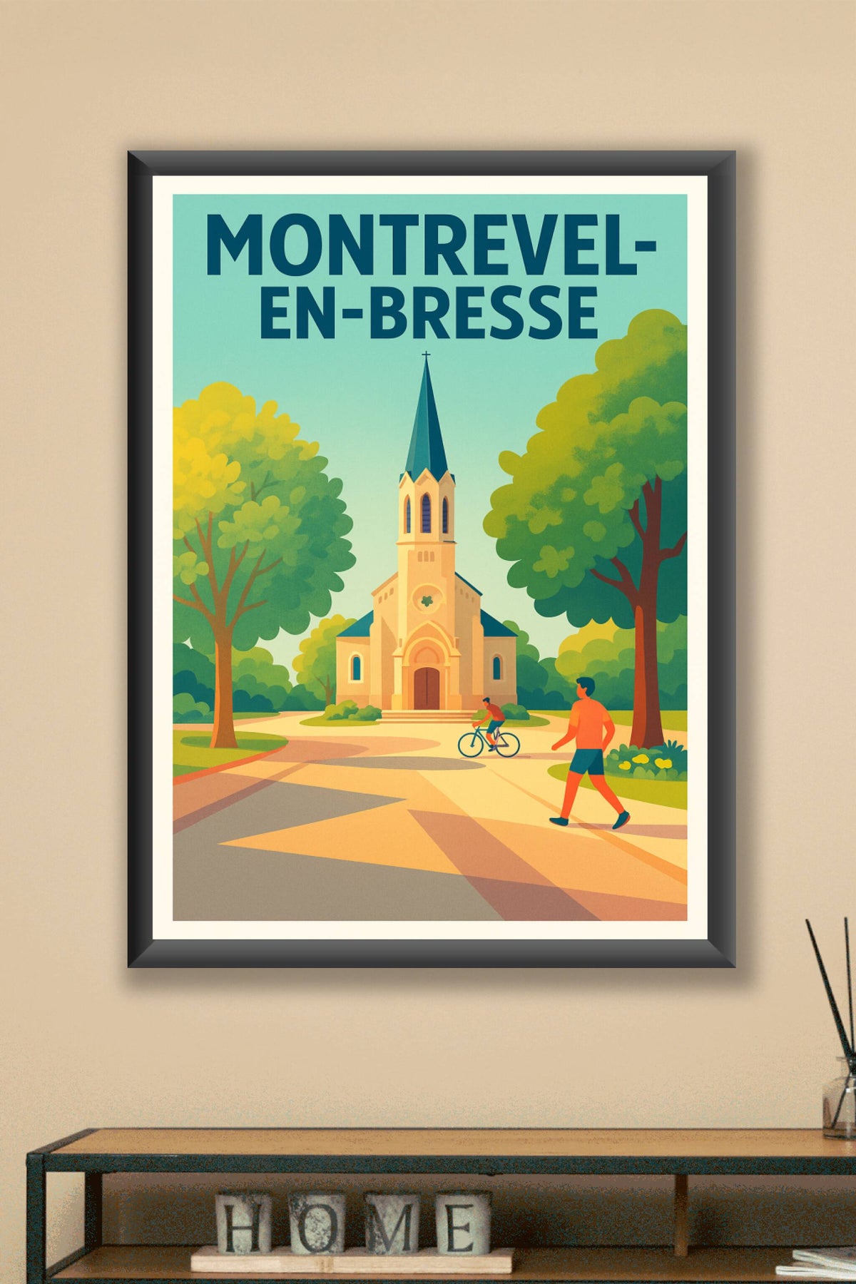 Affiche de Montrevel-en-Bresse - Charme paisible au cœur de la Bresse