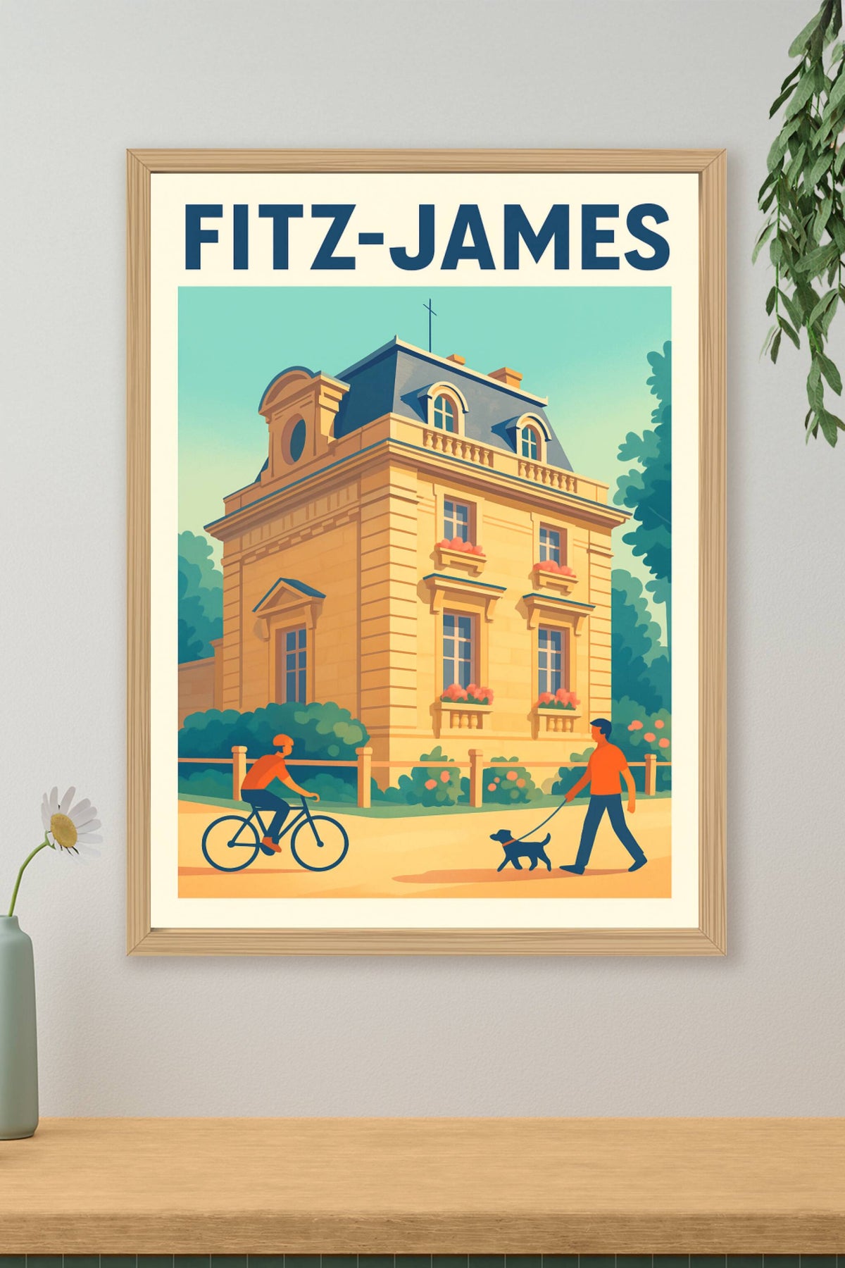 Affiche de Fitz-James - Charme et sérénité en pleine ville