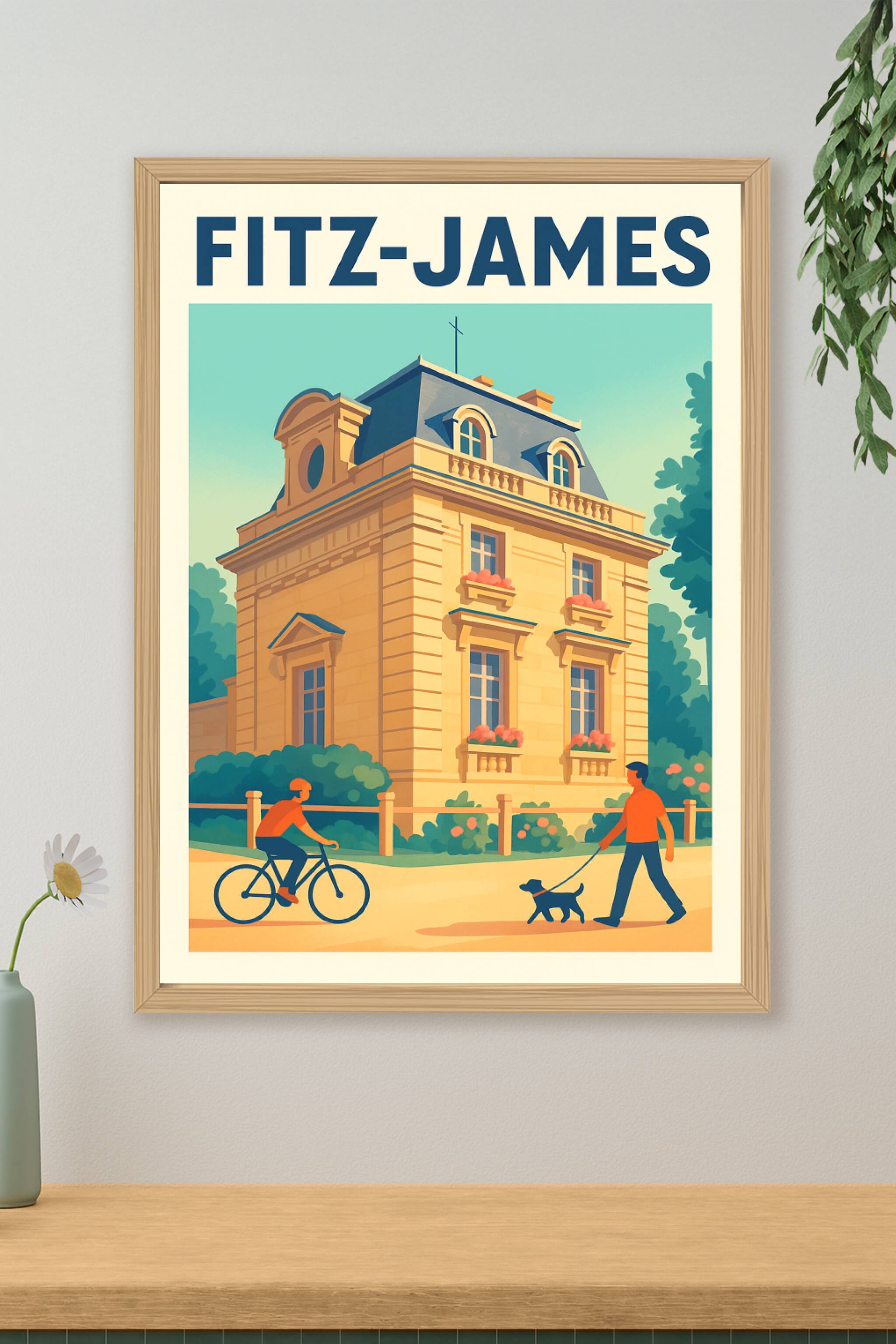 Affiche de Fitz-James - Charme et sérénité en pleine ville