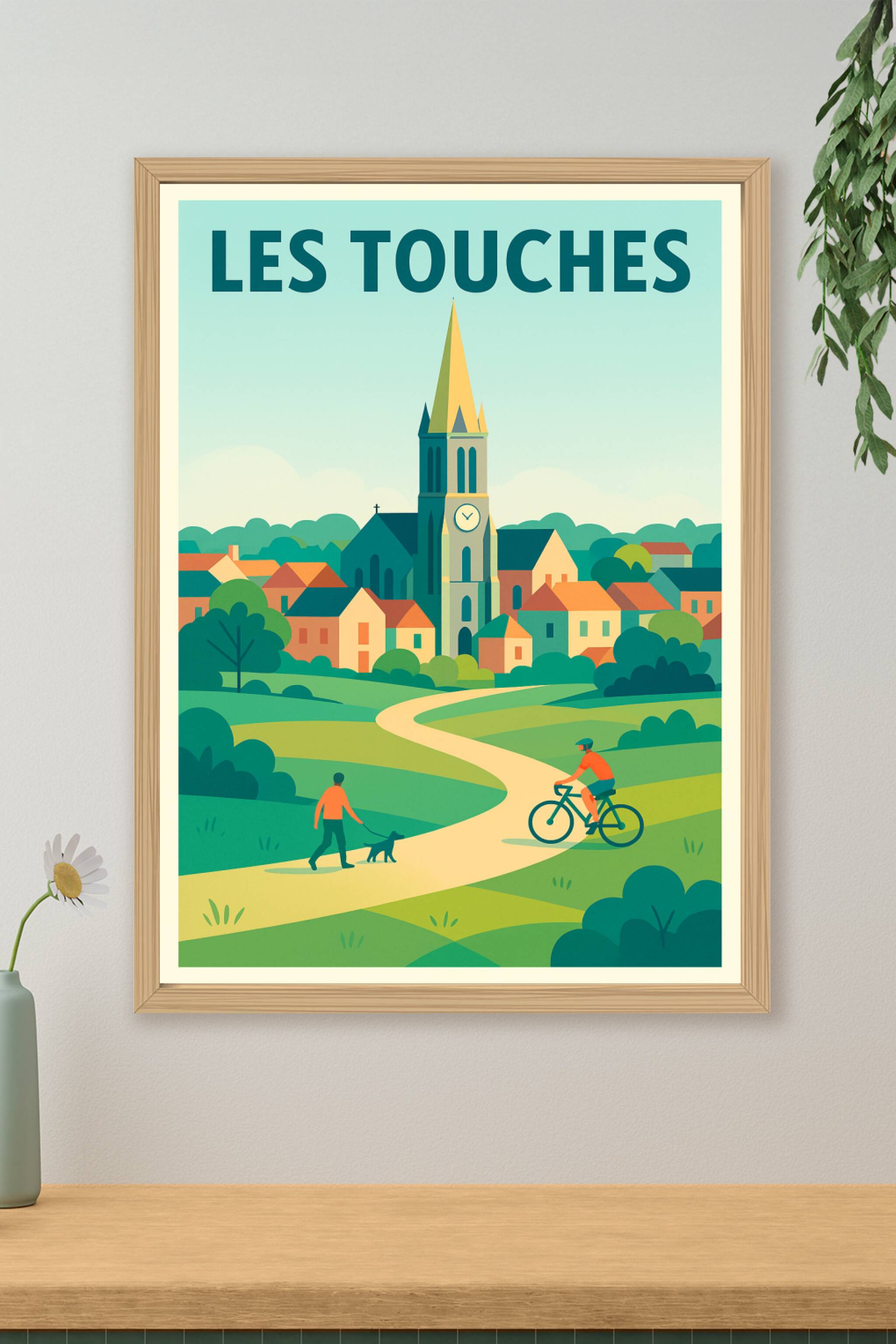 Affiche de Les Touches - Charme bucolique au cœur du village