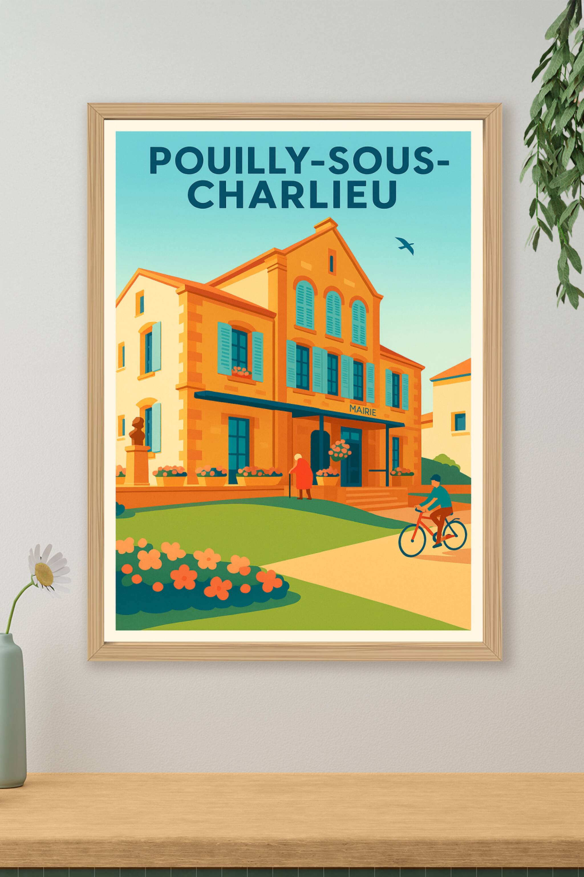 Affiche de Pouilly-sous-Charlieu - Charme et sérénité au cœur de la mairie